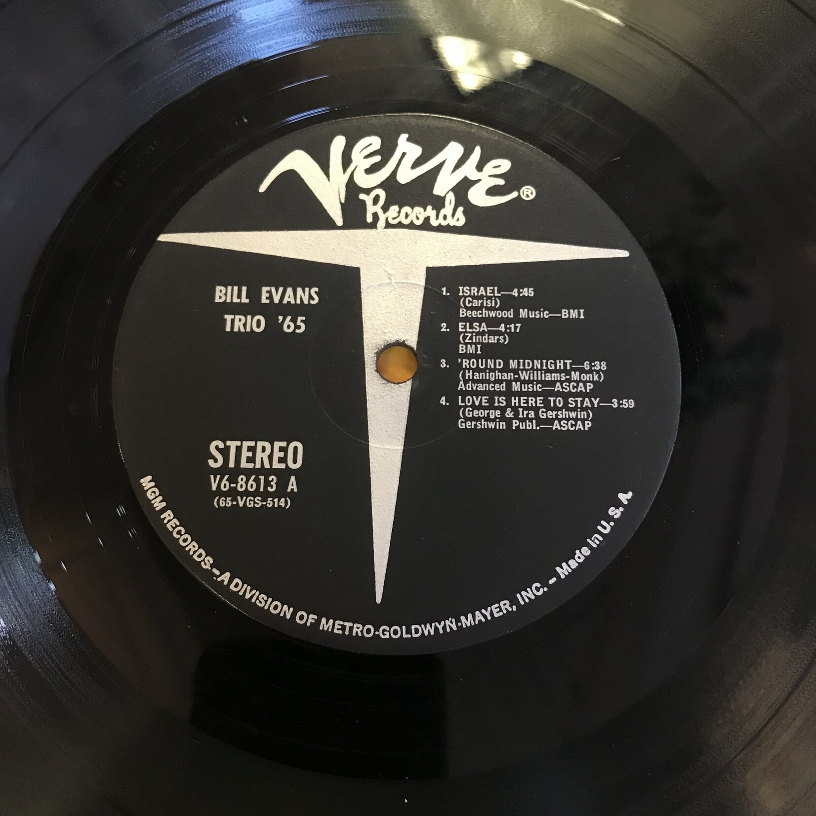 洋楽 Bill Evans / Trio '65 V6-8613 Bill Evans - Trio '65 - V6 8613 - Vinyl LP (USED) - MOJOMALA LLC