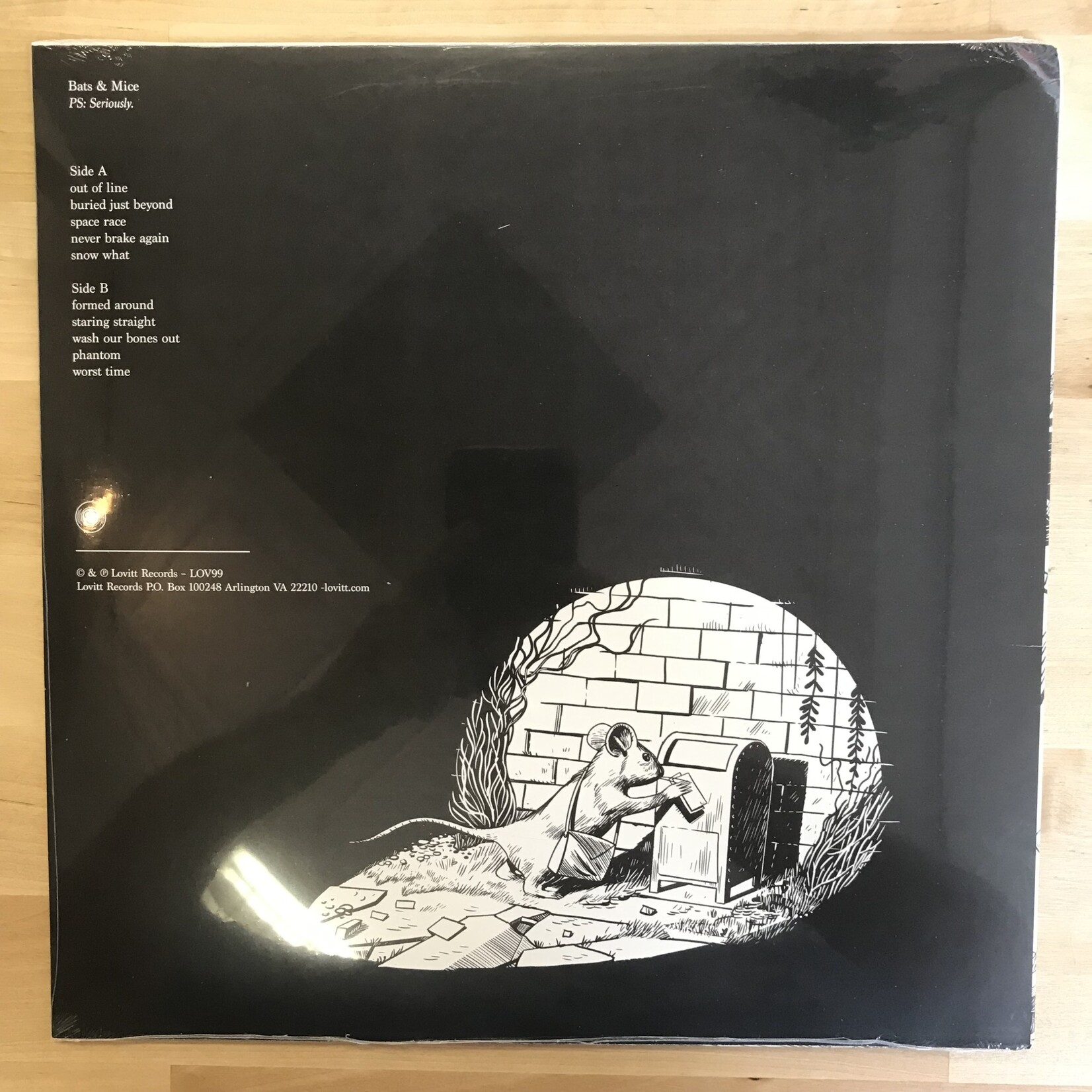 Bats & Mice - PS: Seriously - LOV99 - Vinyl LP (NEW)