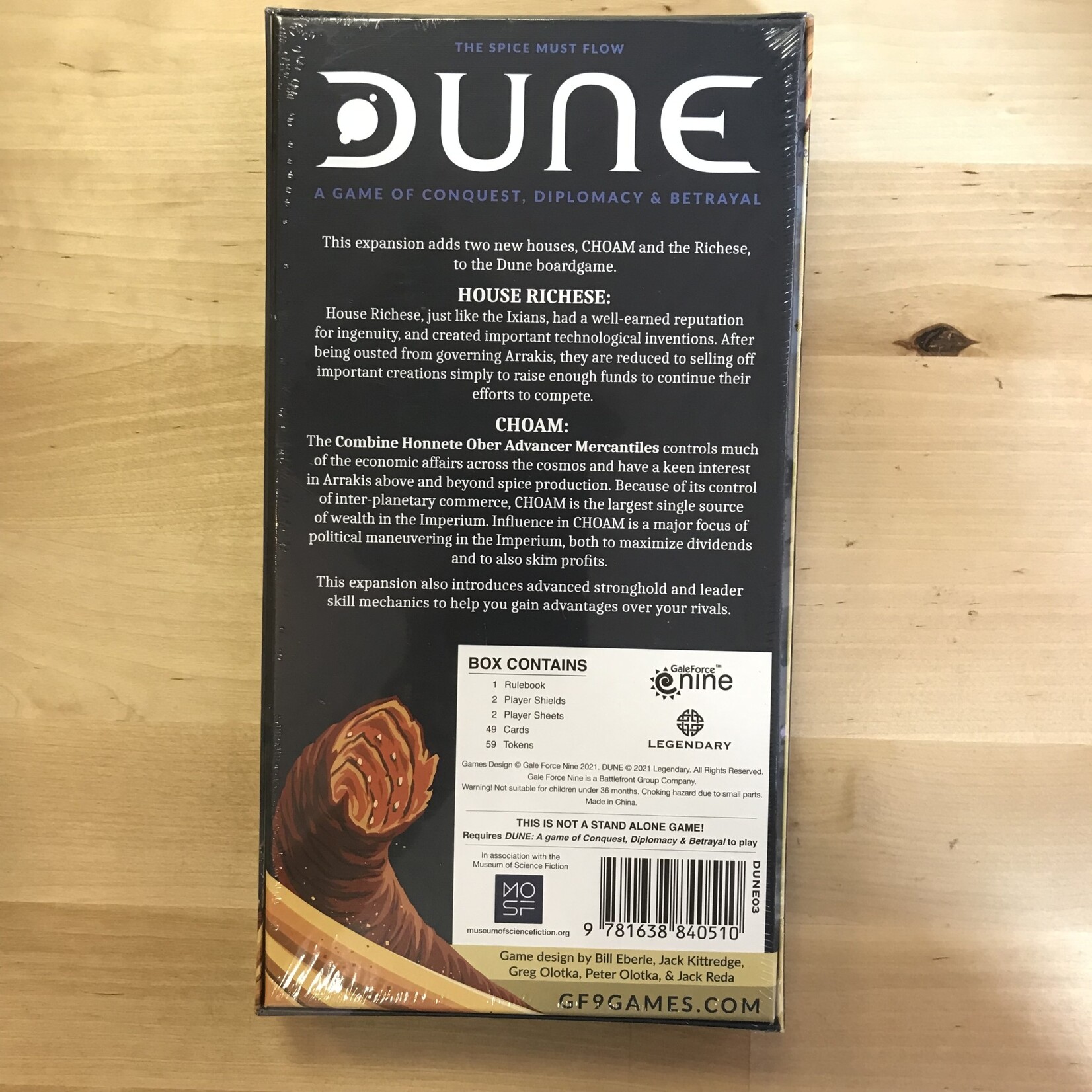 Dune - Choam & Richese: House Expansion - Card Game (USED - SEALED)