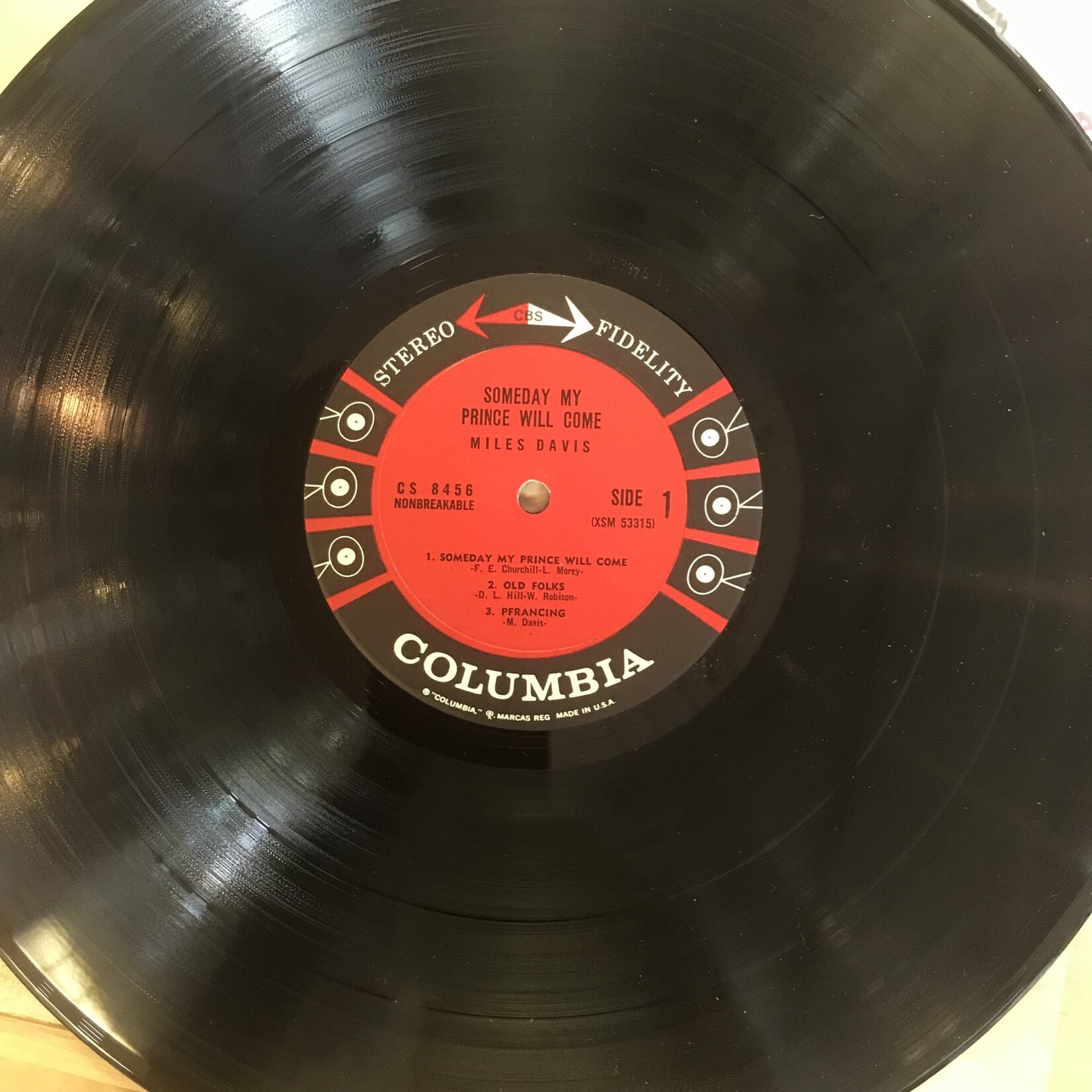 Miles Davis - Someday My Prince Will Come - CS 8456 - Vinyl LP (USED)