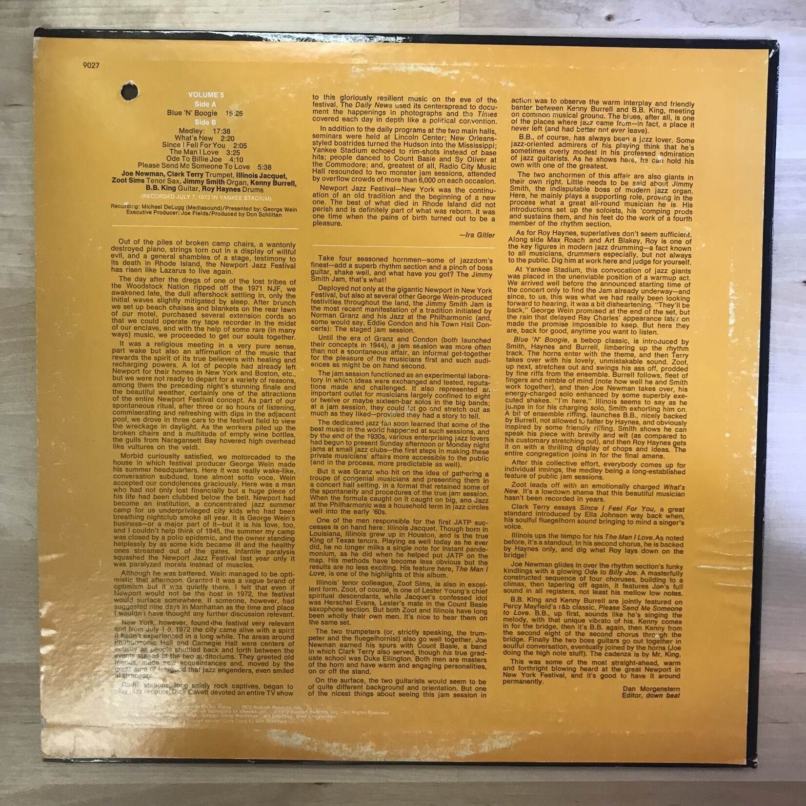 Various - Newport In New York '72 (The Jimmy Smith Jam, Vol 5) - CST 9027 - Vinyl LP (USED)