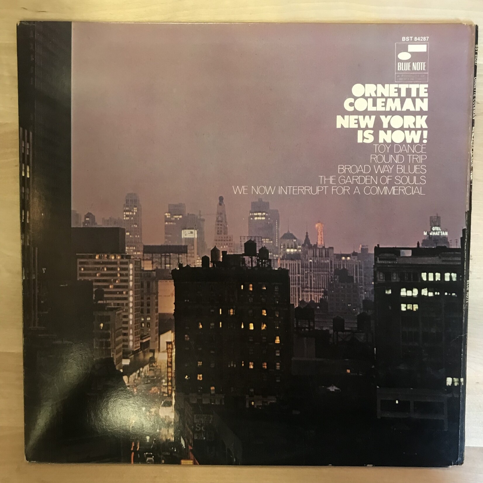 Ornette Coleman - New York Is Now - BST 84287 - Vinyl LP (USED)