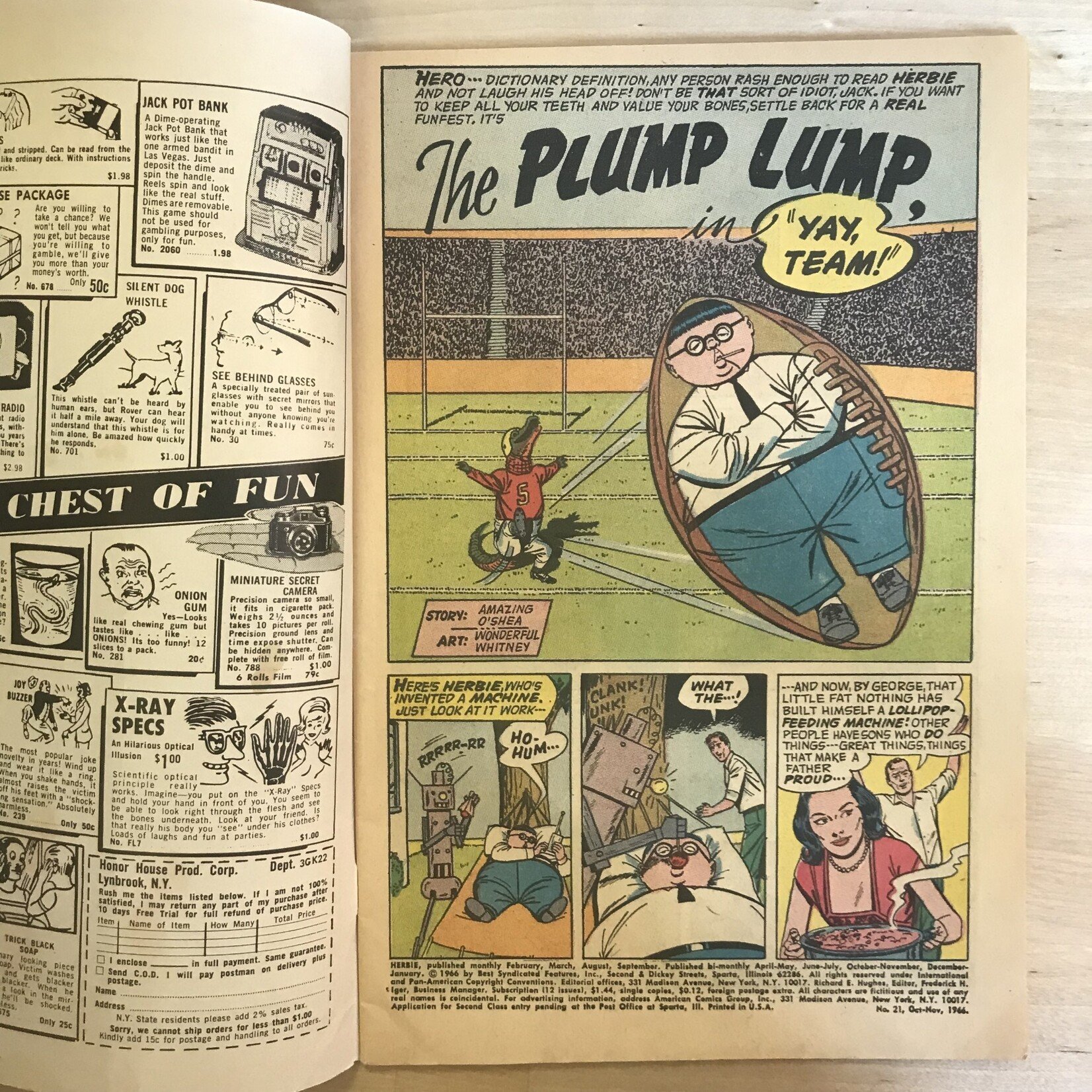 Herbie - #21 October-November 1966 - Comic Book