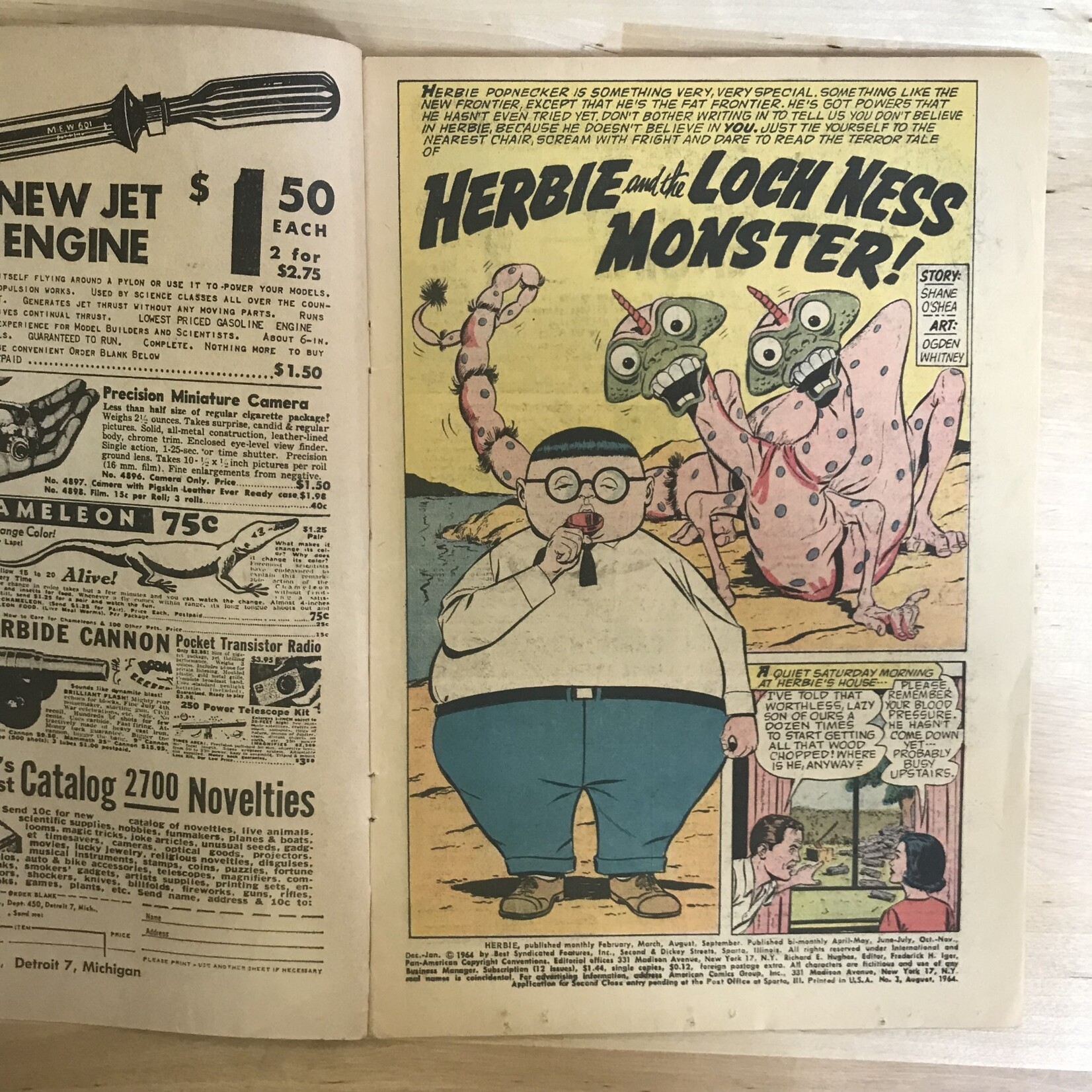 Herbie - #03 December-January 1964 - Comic Book