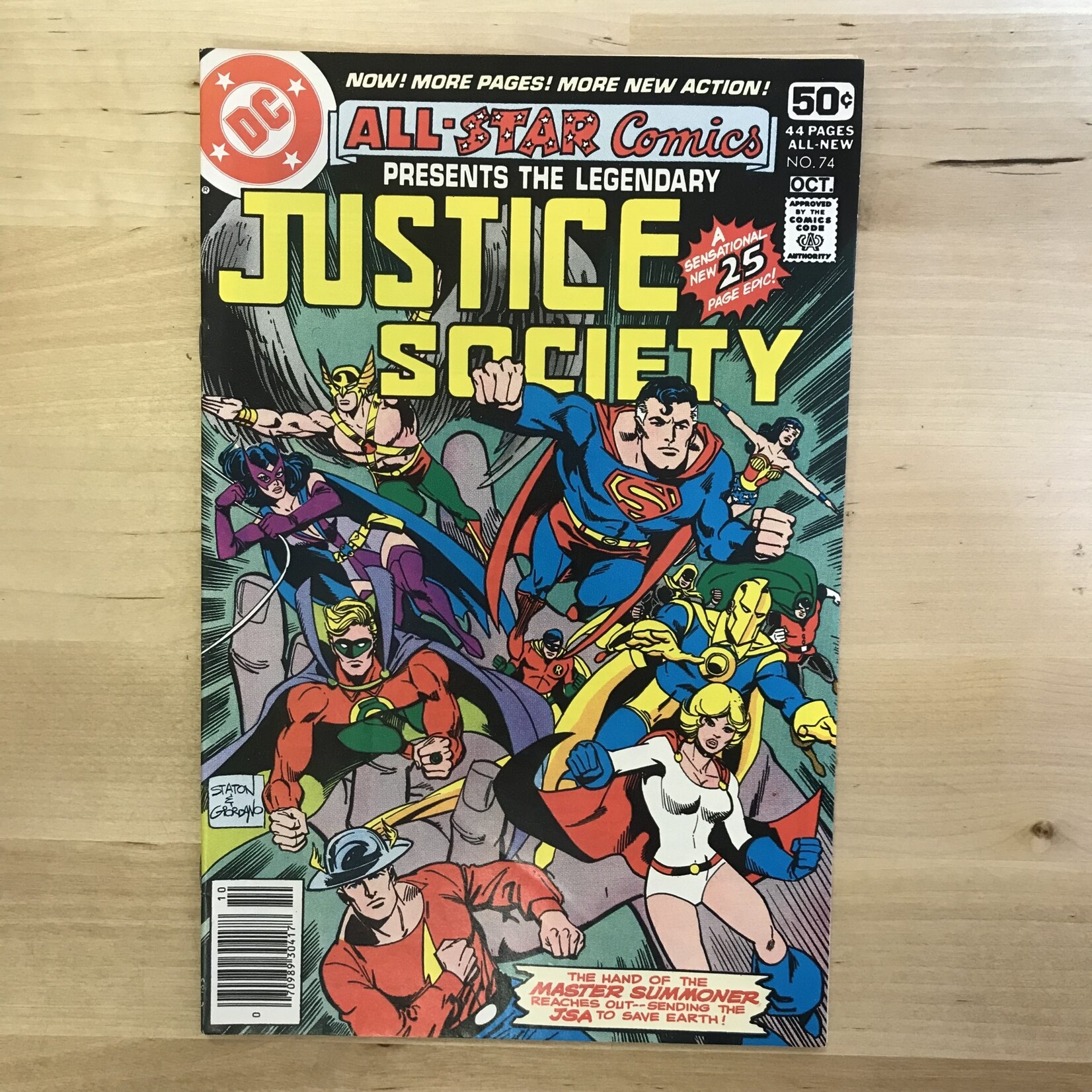 All-Star Comics - #74 September/October 1974 (Justice Society) - Comic Book