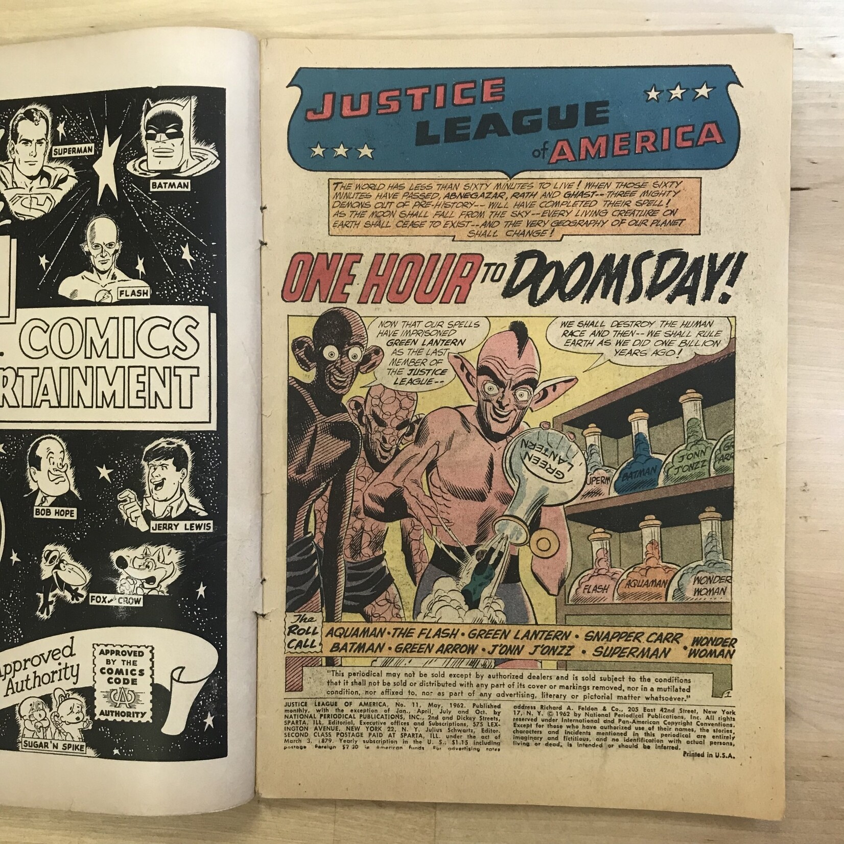 Justice League Of America - #11 May 1962 - Comic Book