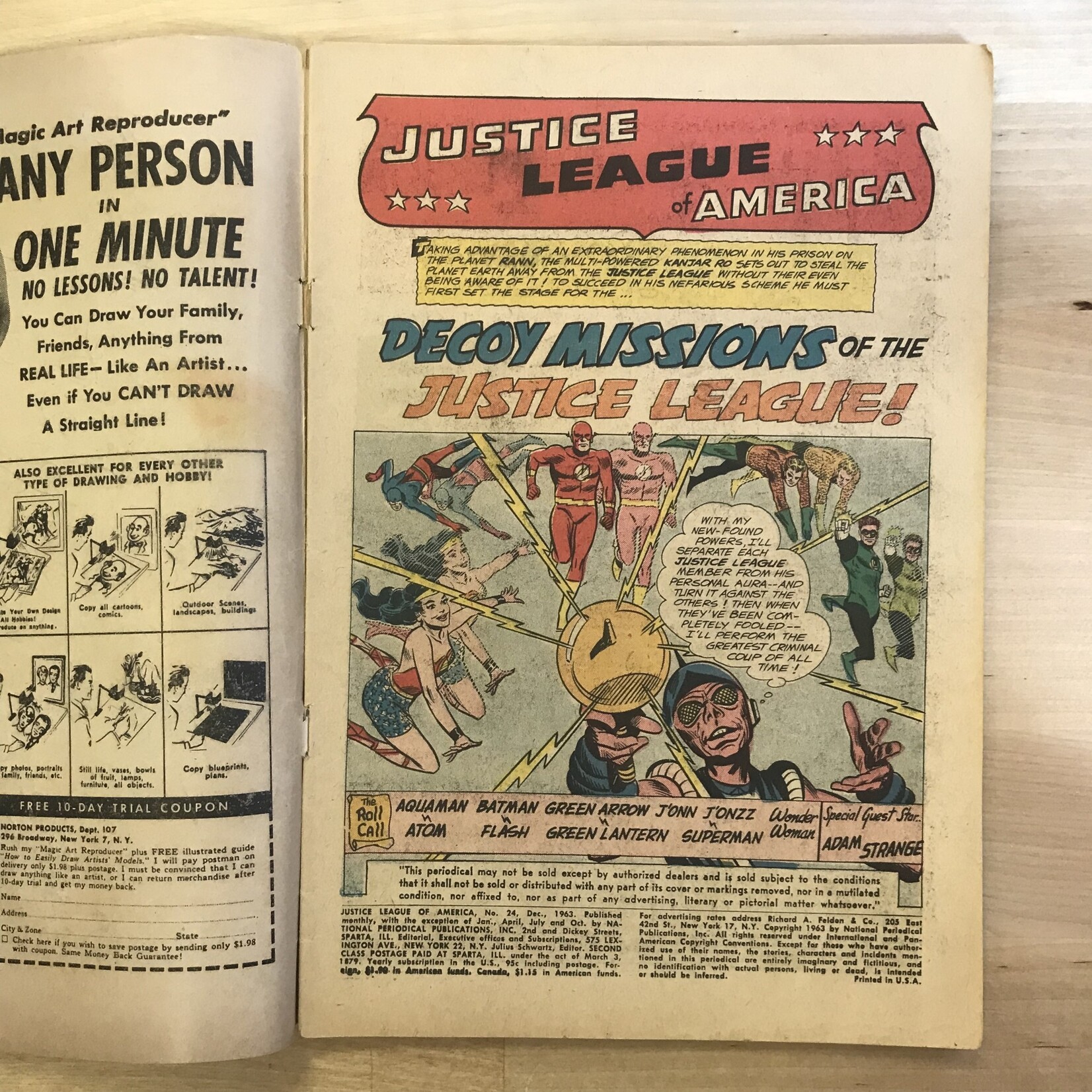 Justice League Of America - #24 December 1963 - Comic Book