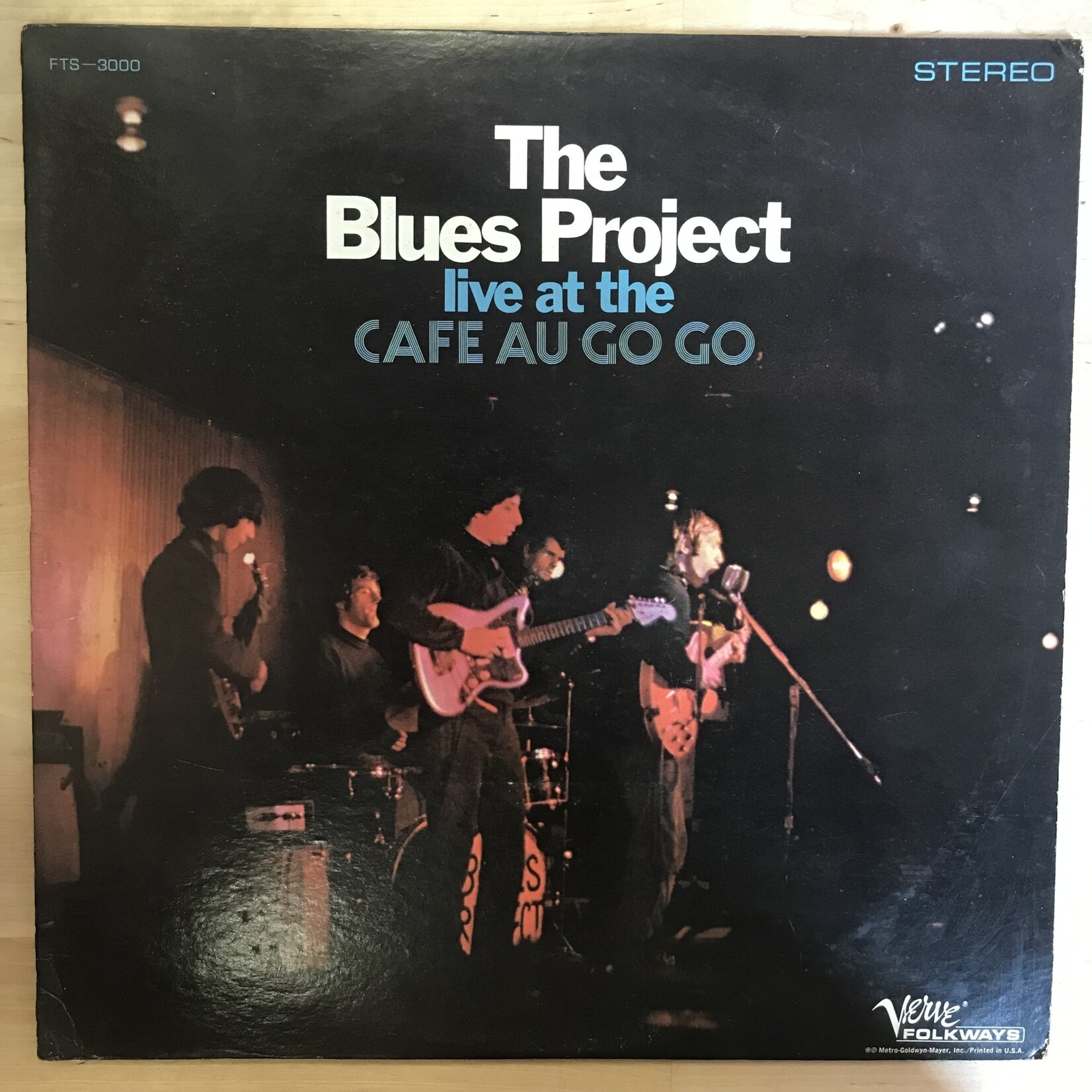 Blues Project - Live At The Cafe Au Go Go - FTS3000 (Cover)/FV9024 (Media) - Vinyl LP (USED)