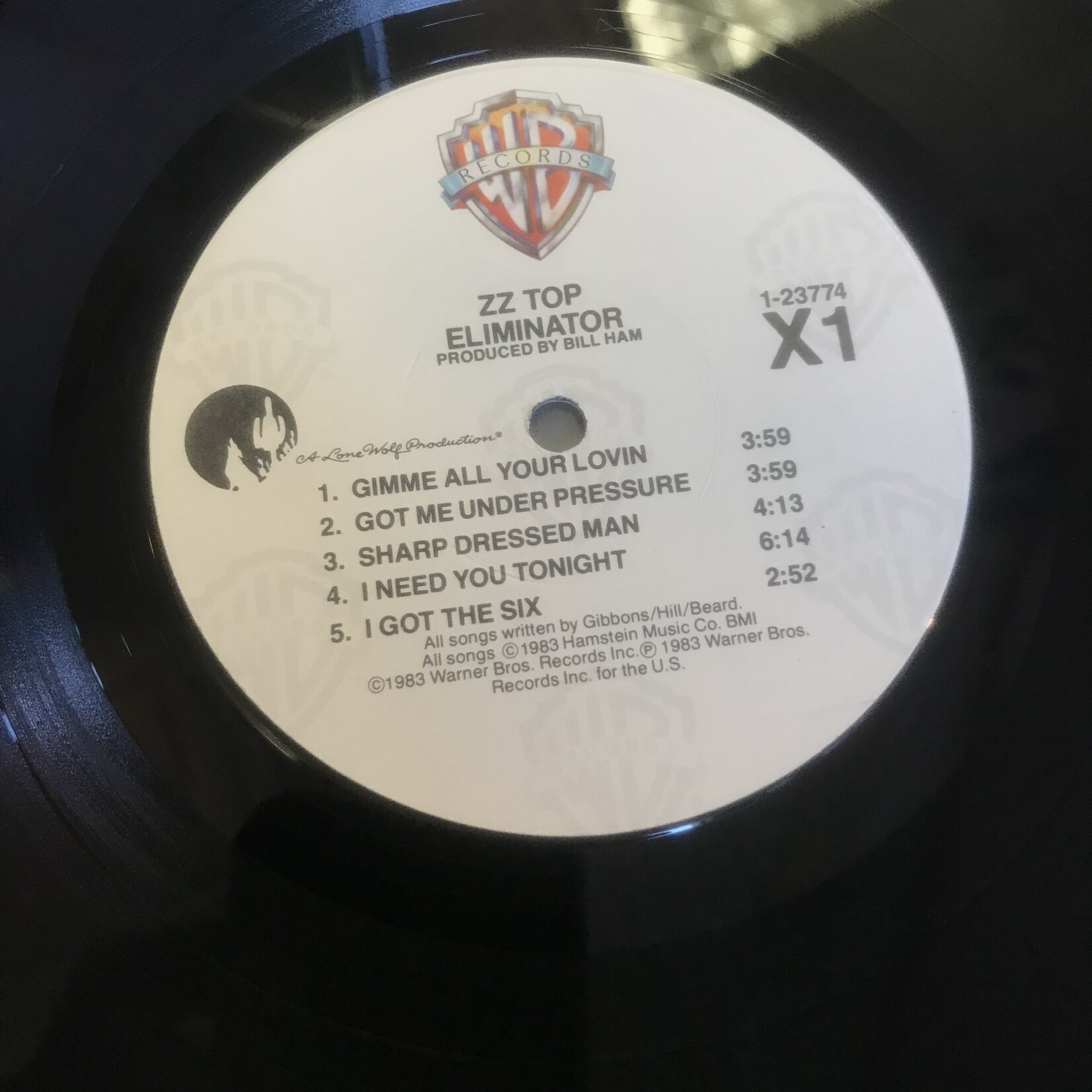 ZZ Top - Eliminator - 1 23774 - Vinyl LP (USED)
