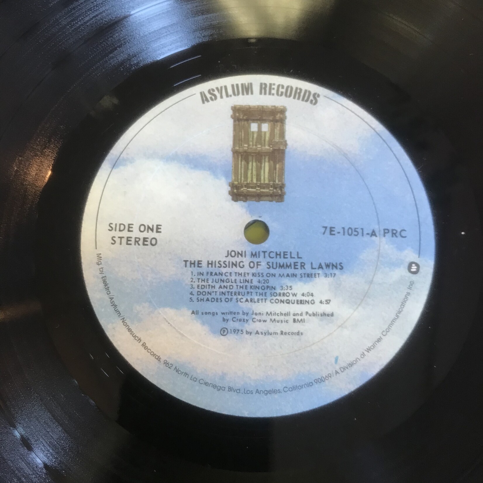 Joni Mitchell - The Hissing Of Summer Lawns - 7E 1051 - Vinyl LP (USED)