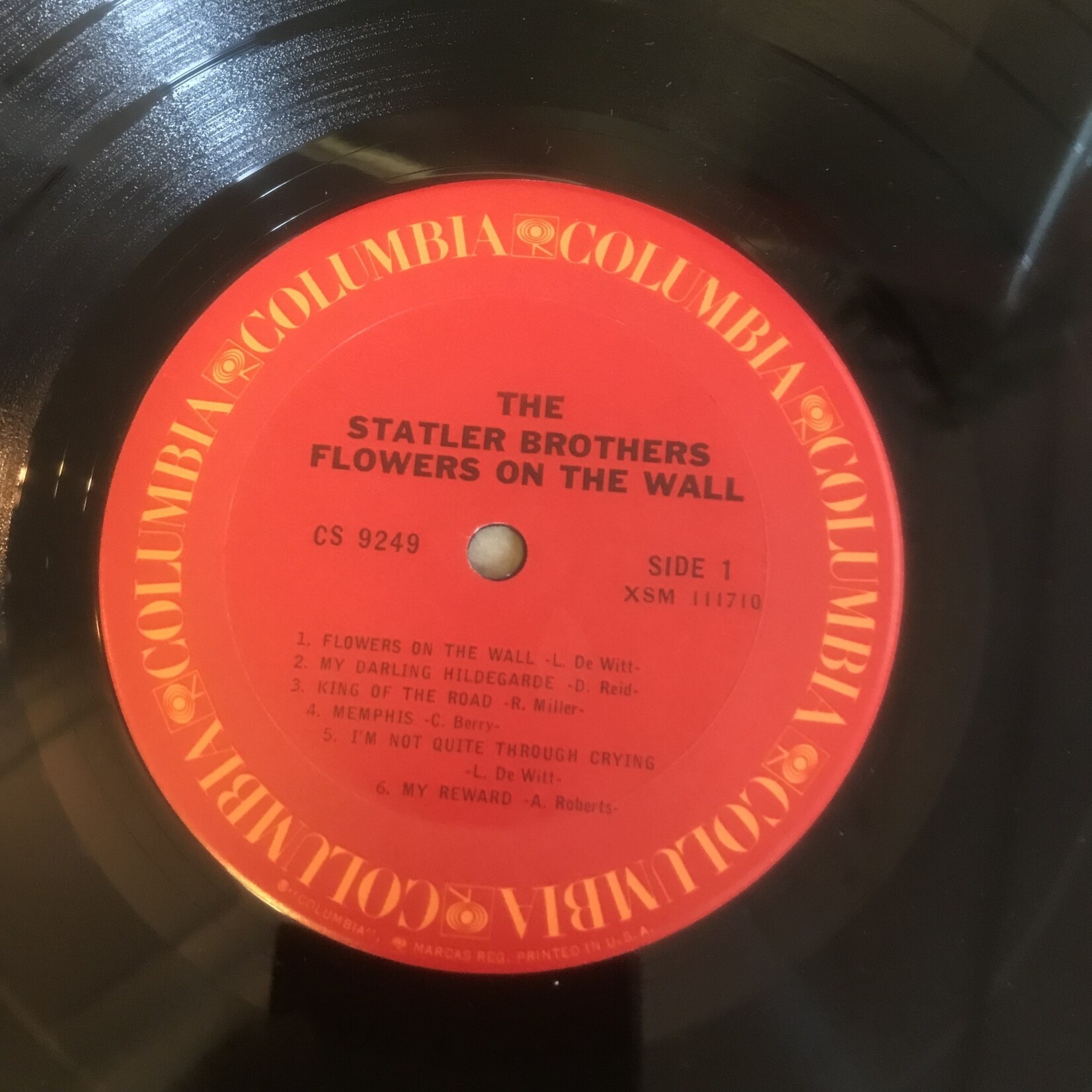 Statler Brothers - Flowers On The Wall - CS9249 - Vinyl LP (USED)