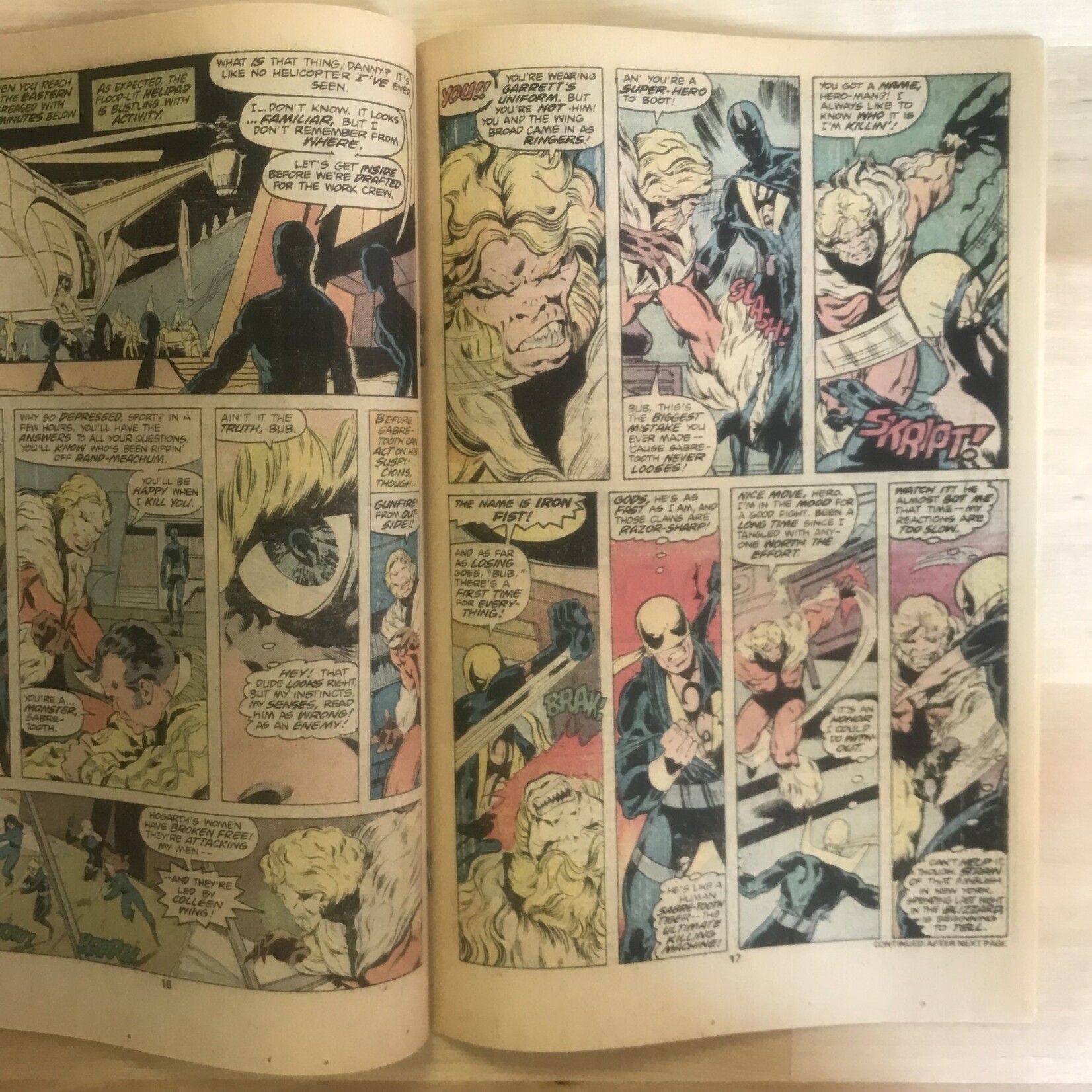Iron Fist - #14 August 1977 (First Sabretooth) - Comic Book