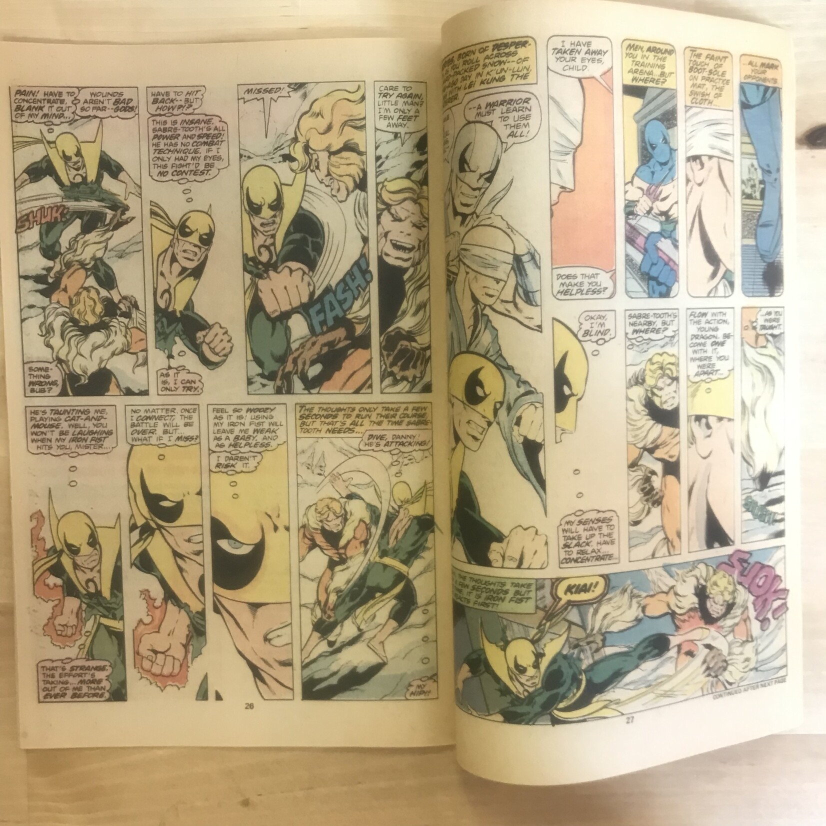 Iron Fist - #14 August 1977 (First Sabretooth) - Comic Book
