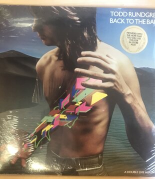 Todd Rundgren - Back To The Bars (PROMO) - 2BRX 6986 - Vinyl LP (USED - SEALED)