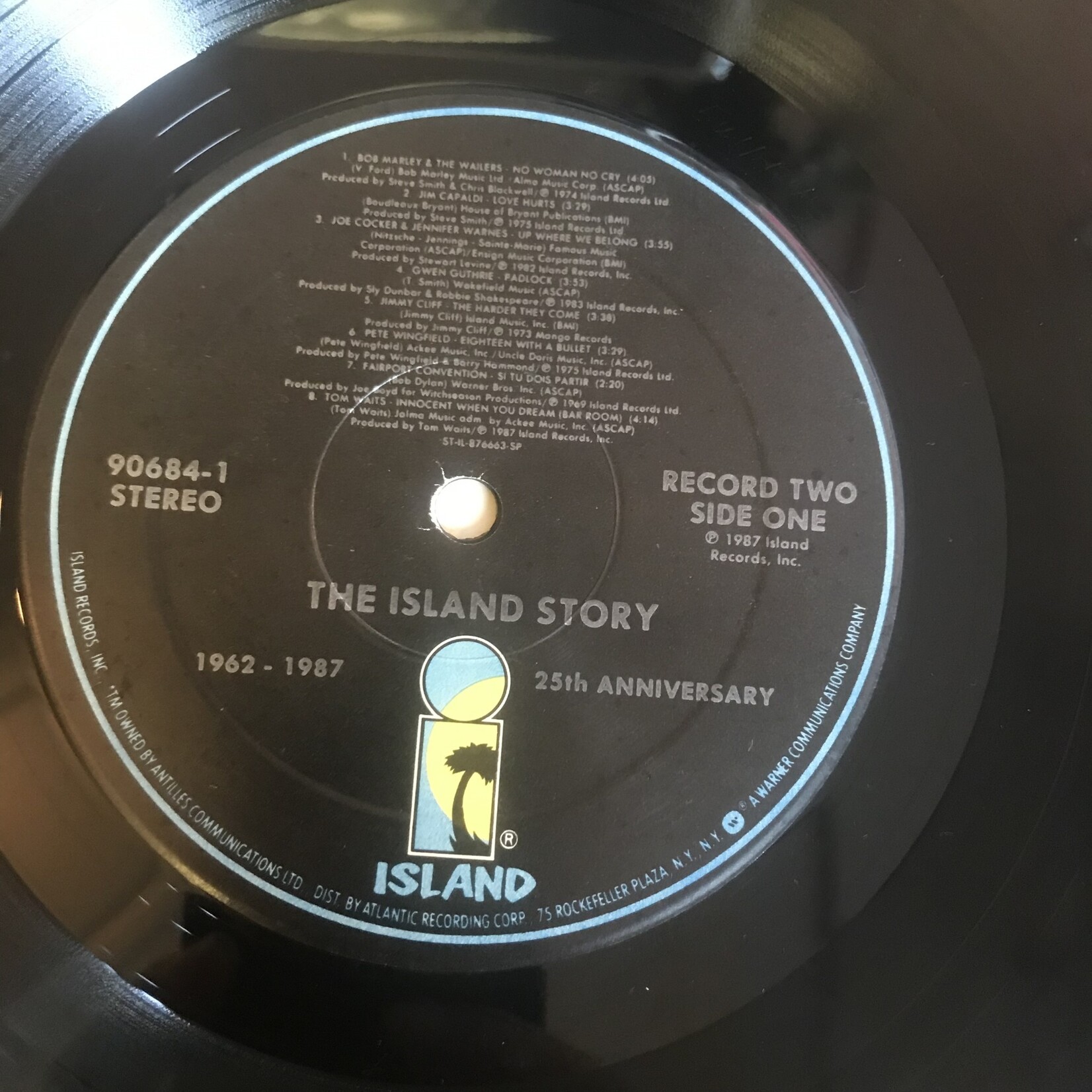 Various - The Island Story: 1962-1987 (PROMO) - 90684 1 - Vinyl LP (USED)