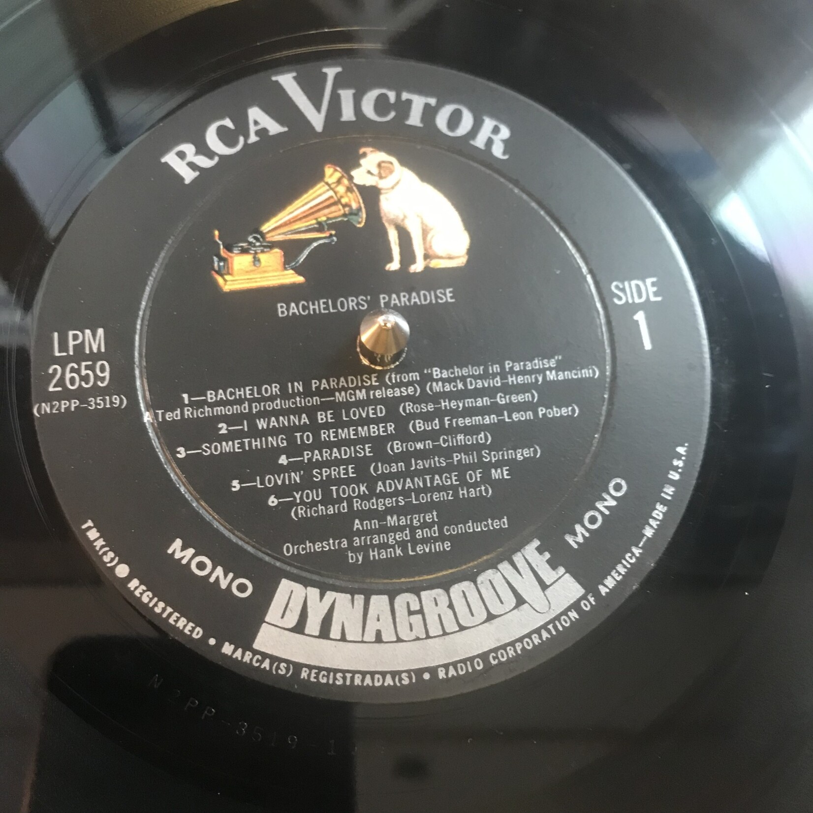 Ann-Margret - Bachelor’s Paradise - LPM 2659 - Vinyl LP (USED)