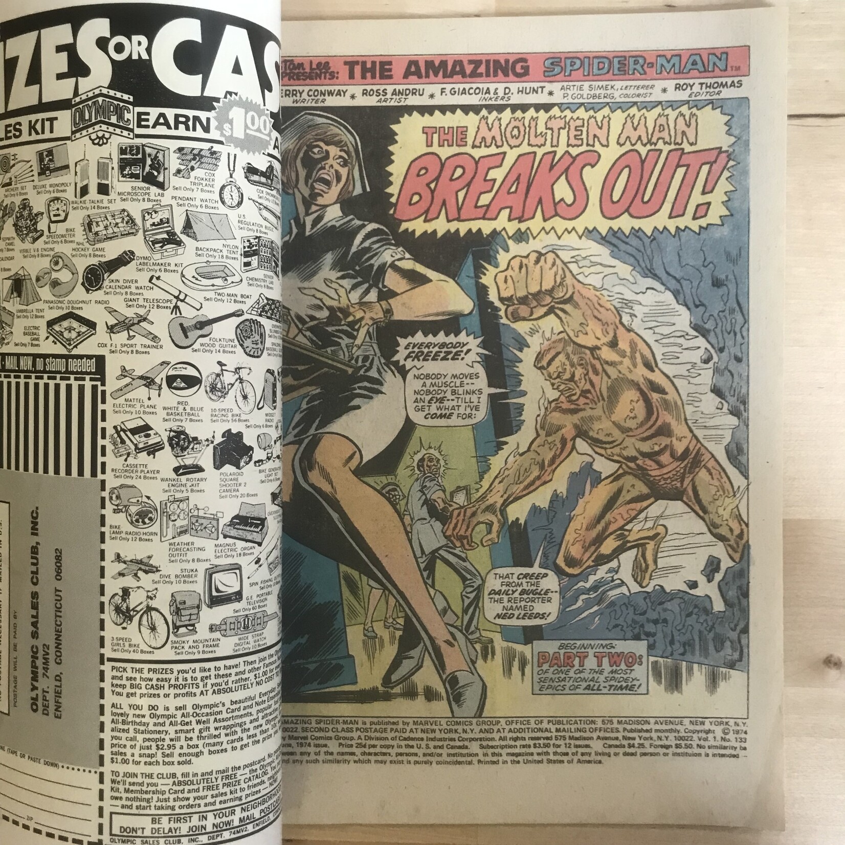 Spider-Man - Amazing Spider-Man - #133 June 1974 - Comic Book