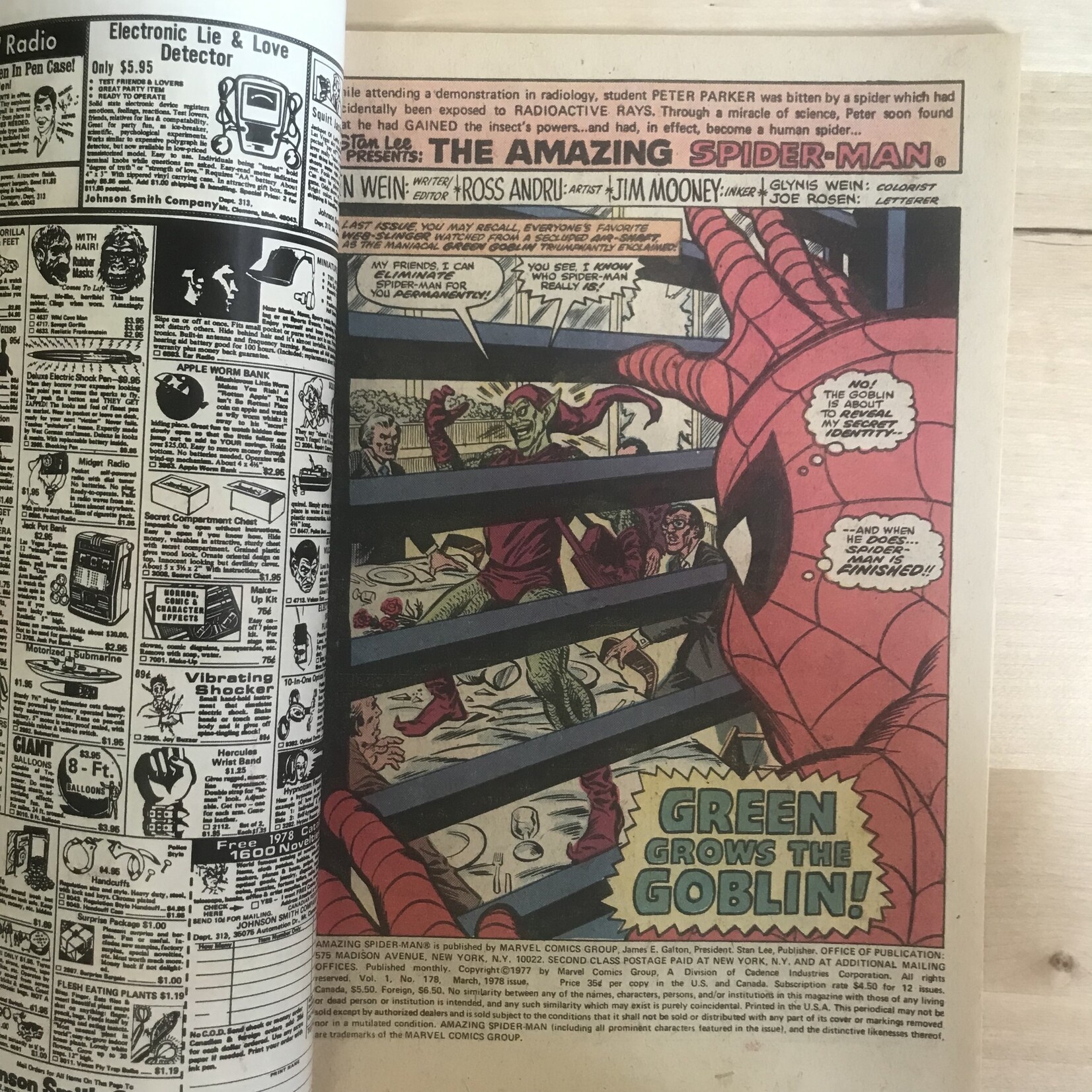 Spider-Man - Amazing Spider-Man - #178 March 1978 - Comic Book