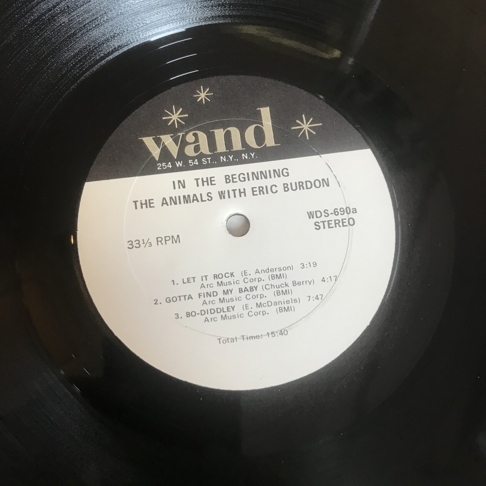 Animals (Eric Burdon) - In The Beginning - WDS 690 - Vinyl LP (USED)