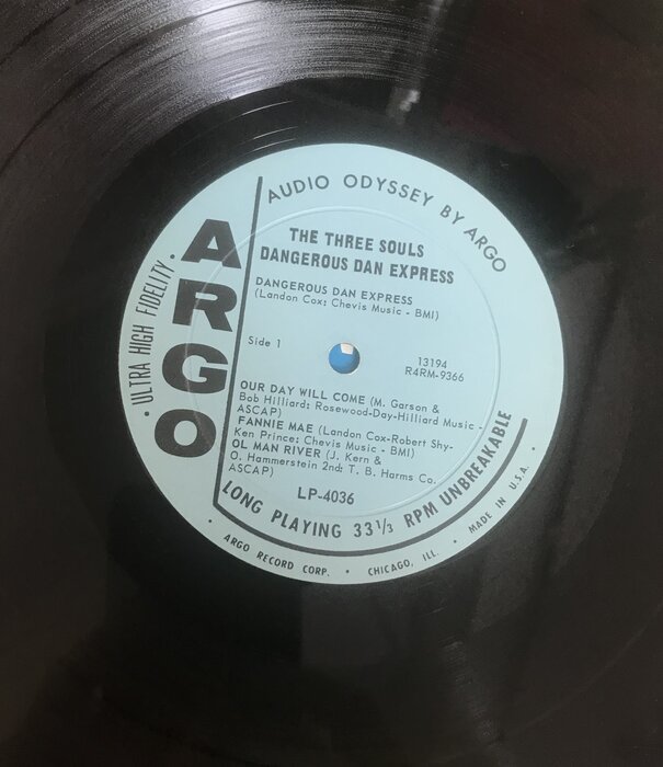 Three Souls - Dangerous Dan Express - LP 4036 - Vinyl LP (USED)