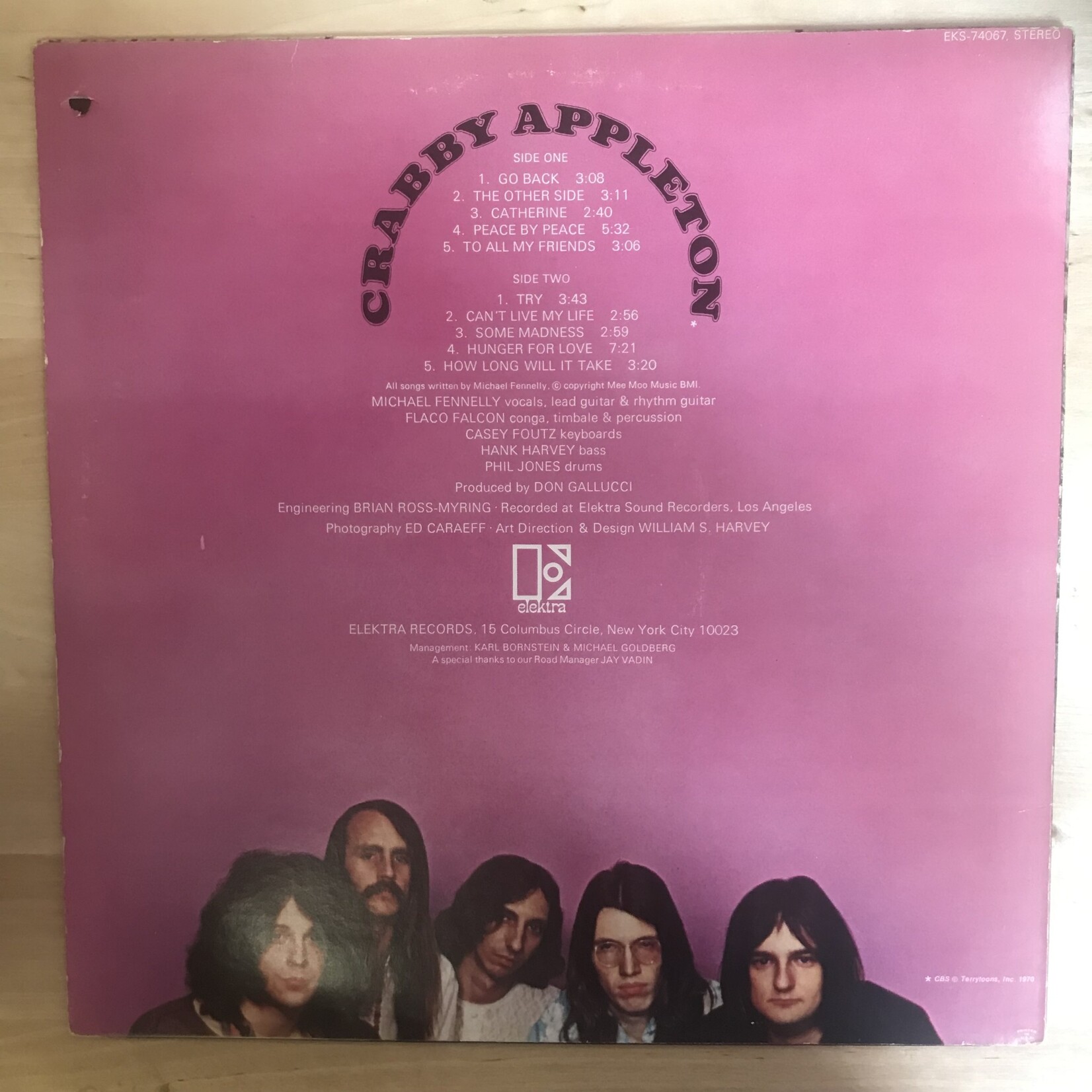 Crabby Appleton - Crabby Appleton - EKS 74067 - Vinyl LP (USED)