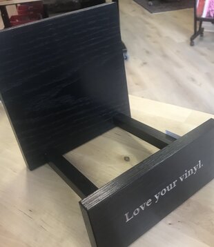Love Your Vinyl - Black Finish - Record Holder (NEW)