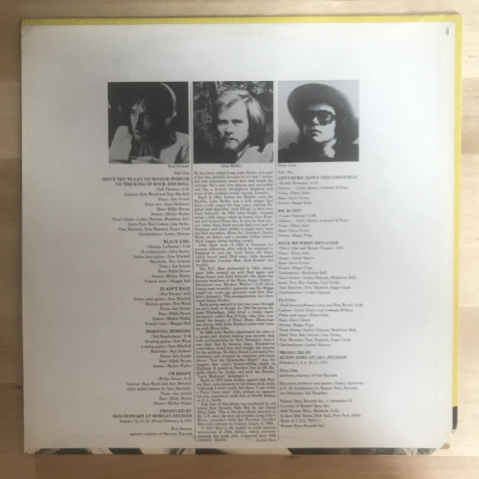 John Baldry - It Ain’t Easy - WS 1921 - Vinyl LP (USED)