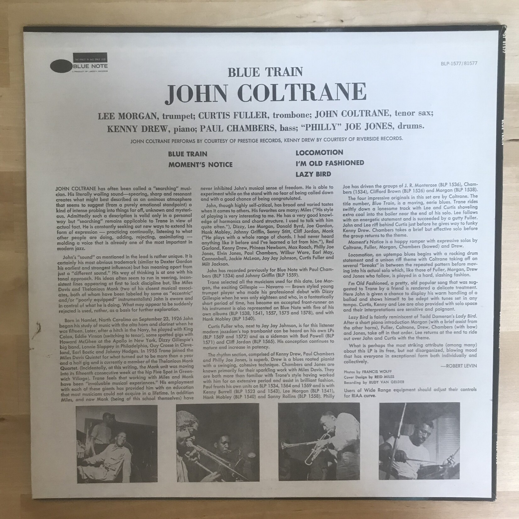 John Coltrane - Blue Train (1973) - BLP 1577 / 81577 - Vinyl LP (USED)