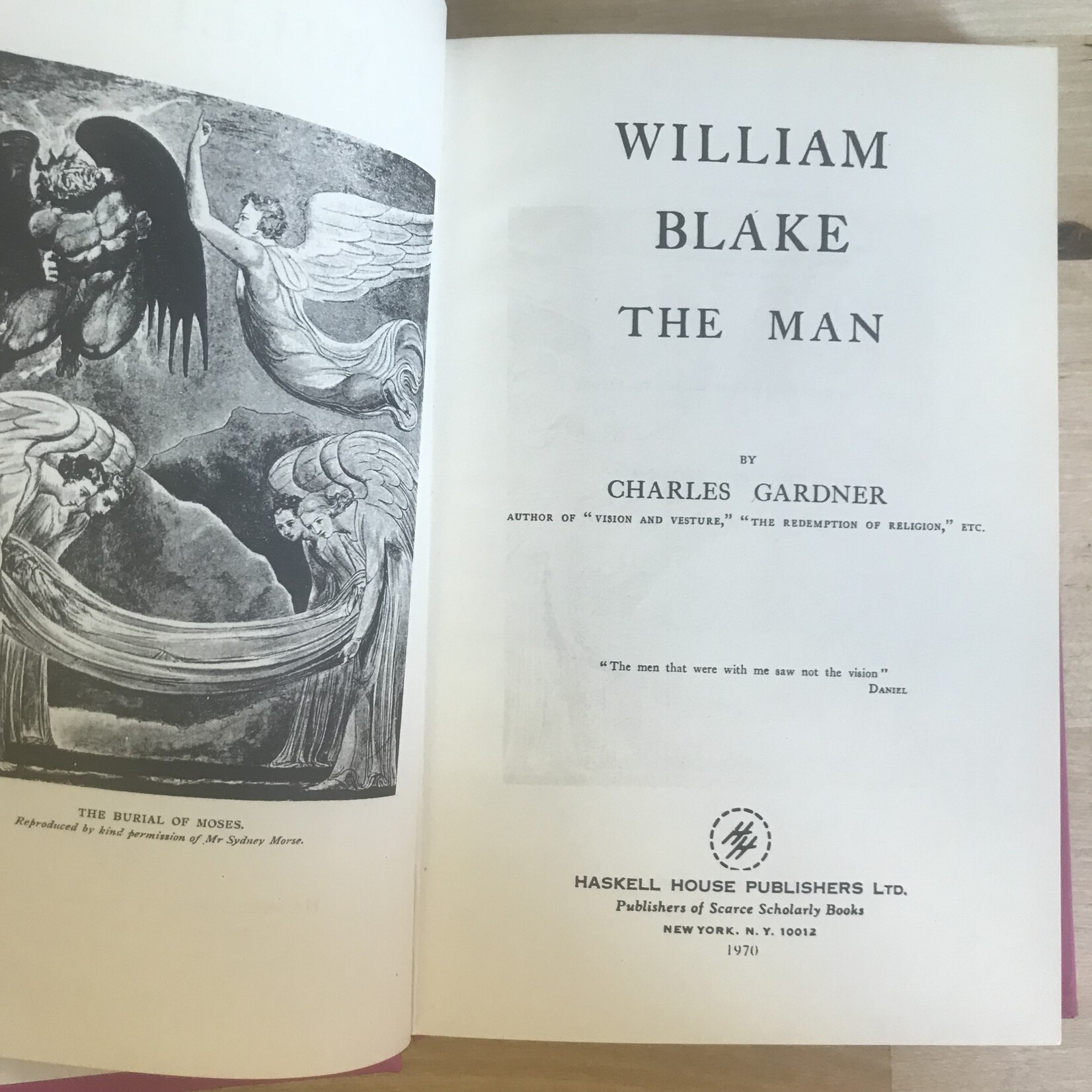 Charles Gardner - William Blake: The Man - Hardback (USED)