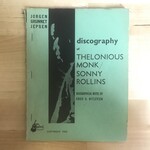 Jorgen Grunnet Jepsen - Discography Of Thelonious Monk / Sonny Rollins (1960) - Periodical