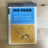 William Shakespeare - No Fear Shakespeare: Much Ado About Nothing - Paperback (USED)