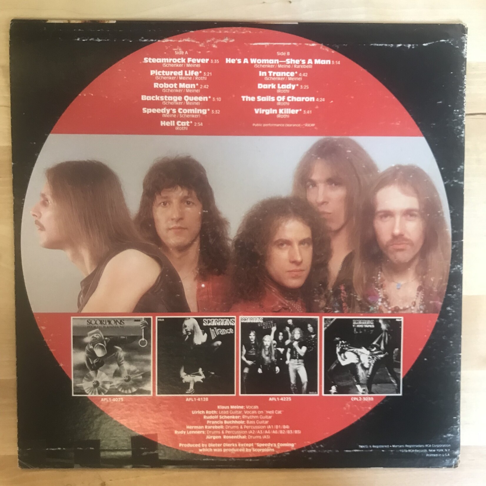 Scorpions - Best Of - AFL1 3516 - Vinyl LP (USED)
