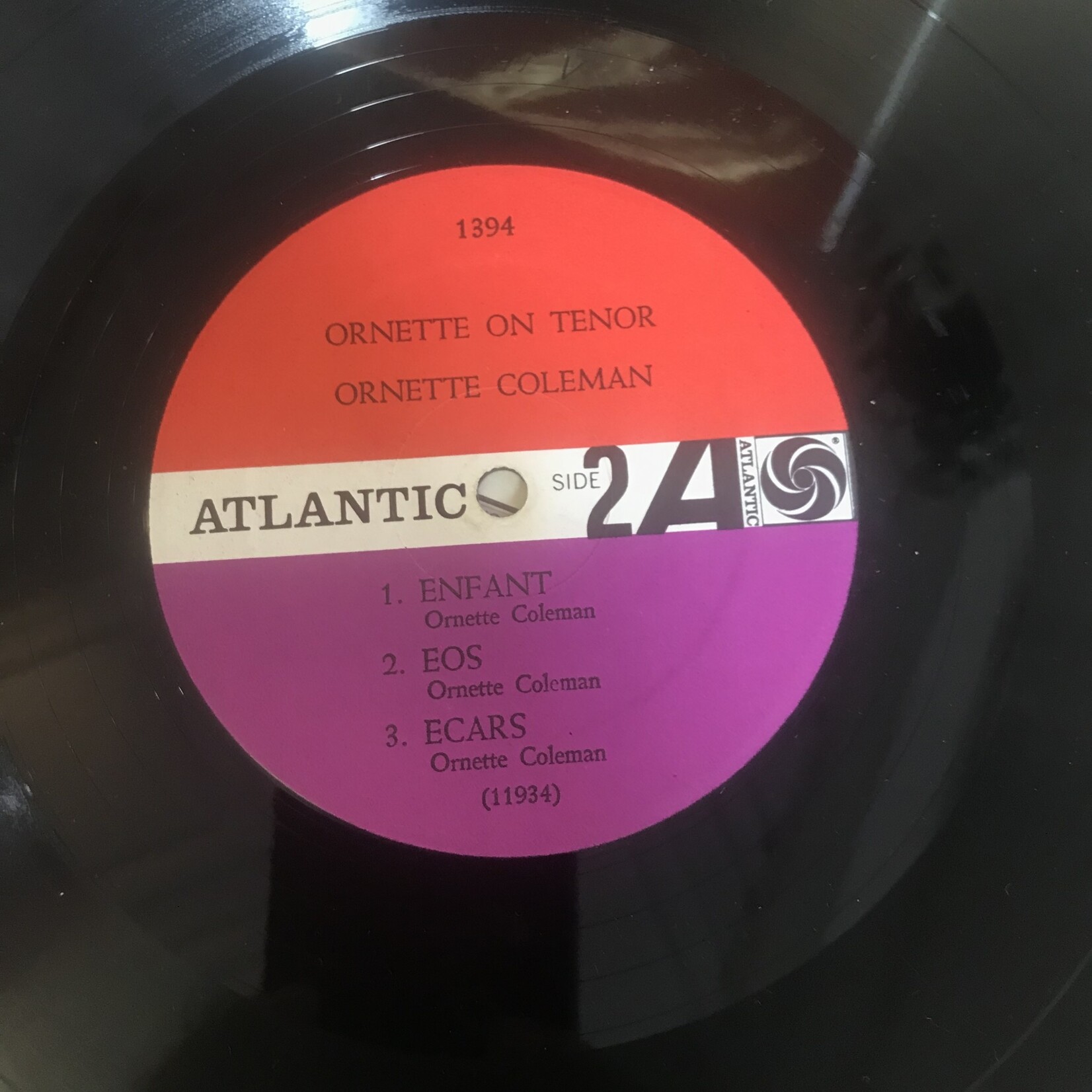 Ornette Coleman - Ornette On Tenor (MONO) - SD 1394 - Vinyl LP (USED)