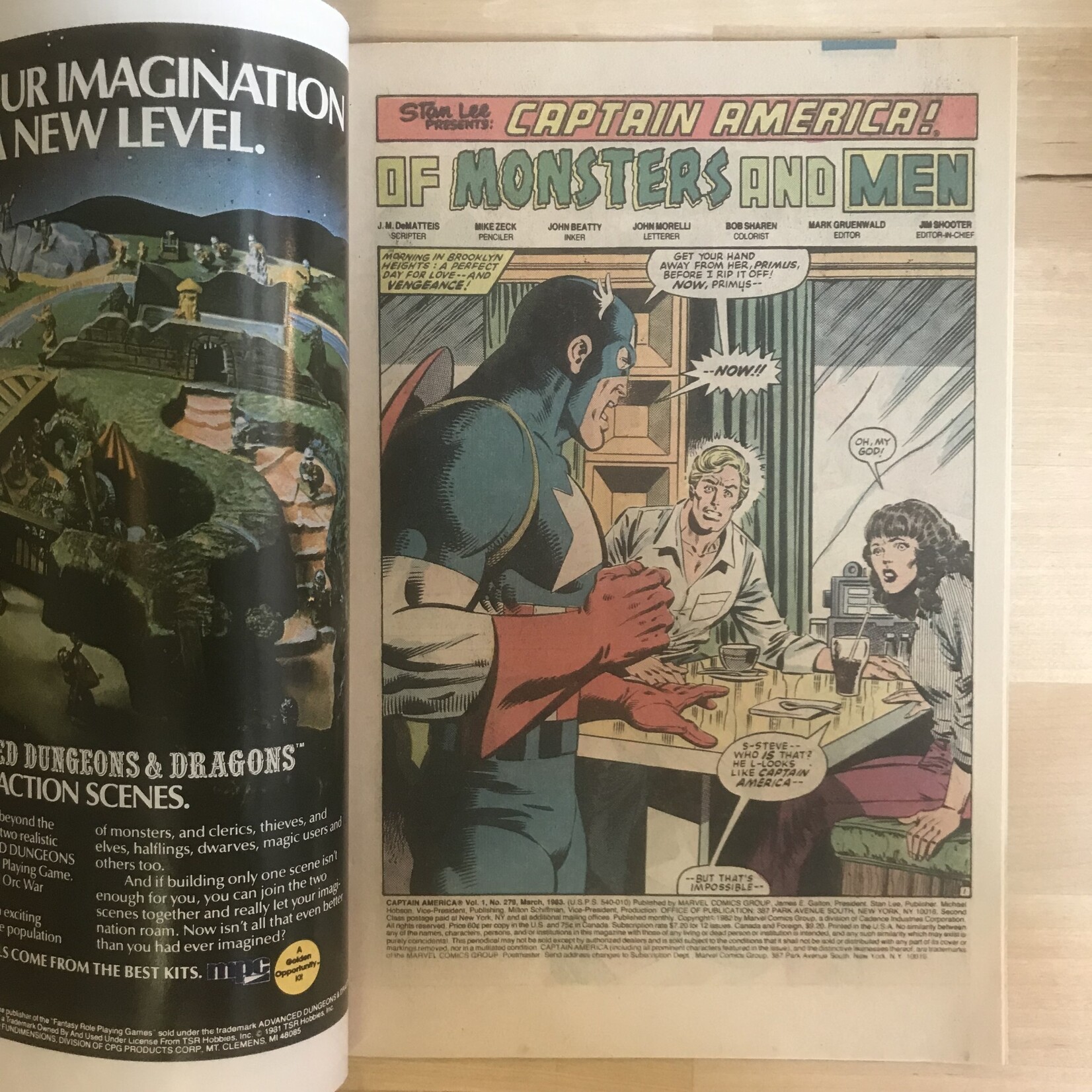 Captain America - #279 March 1983 - Comic Book