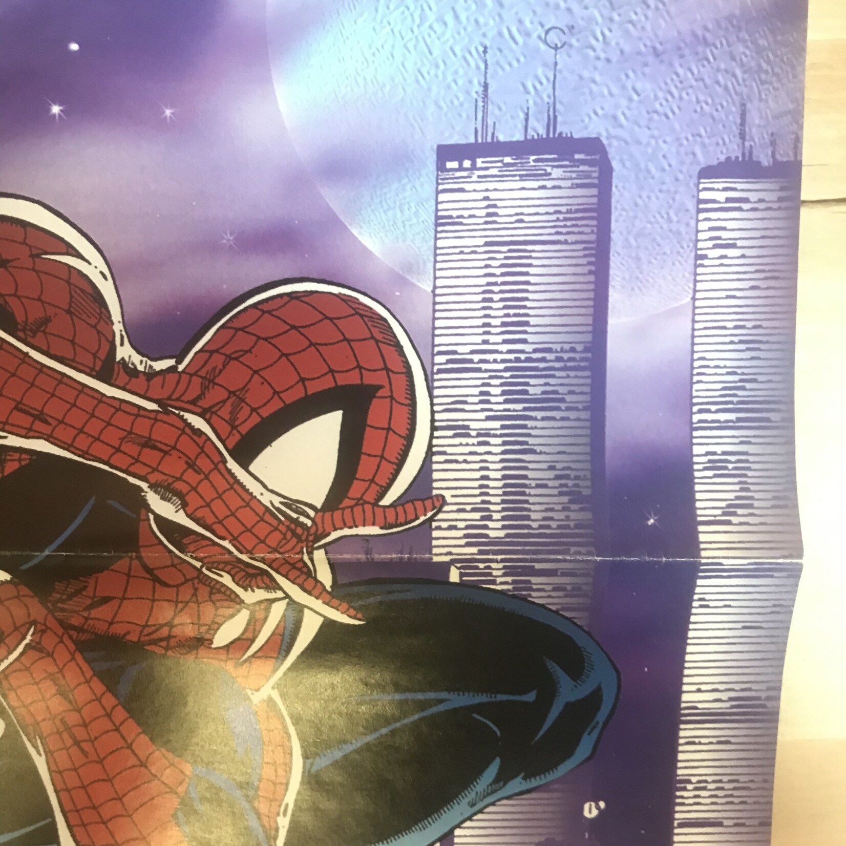 Spider-Man (Twin Towers) / X-Men - Double-Sided Poster (USED)