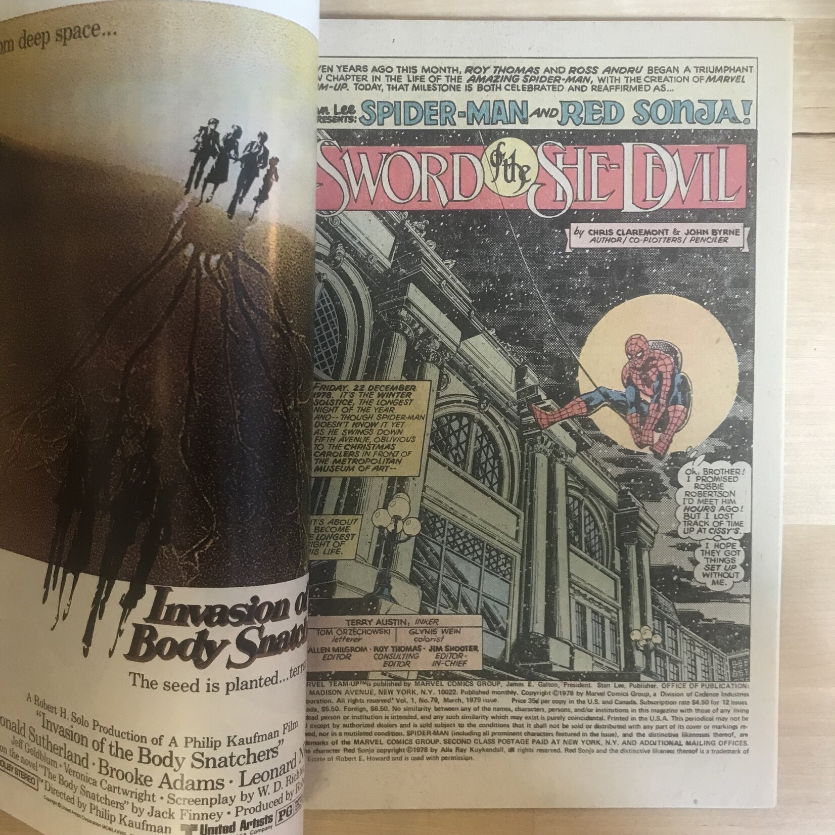 Spider-Man - Marvel Team-Up - #79 March 1979 - Comic Book