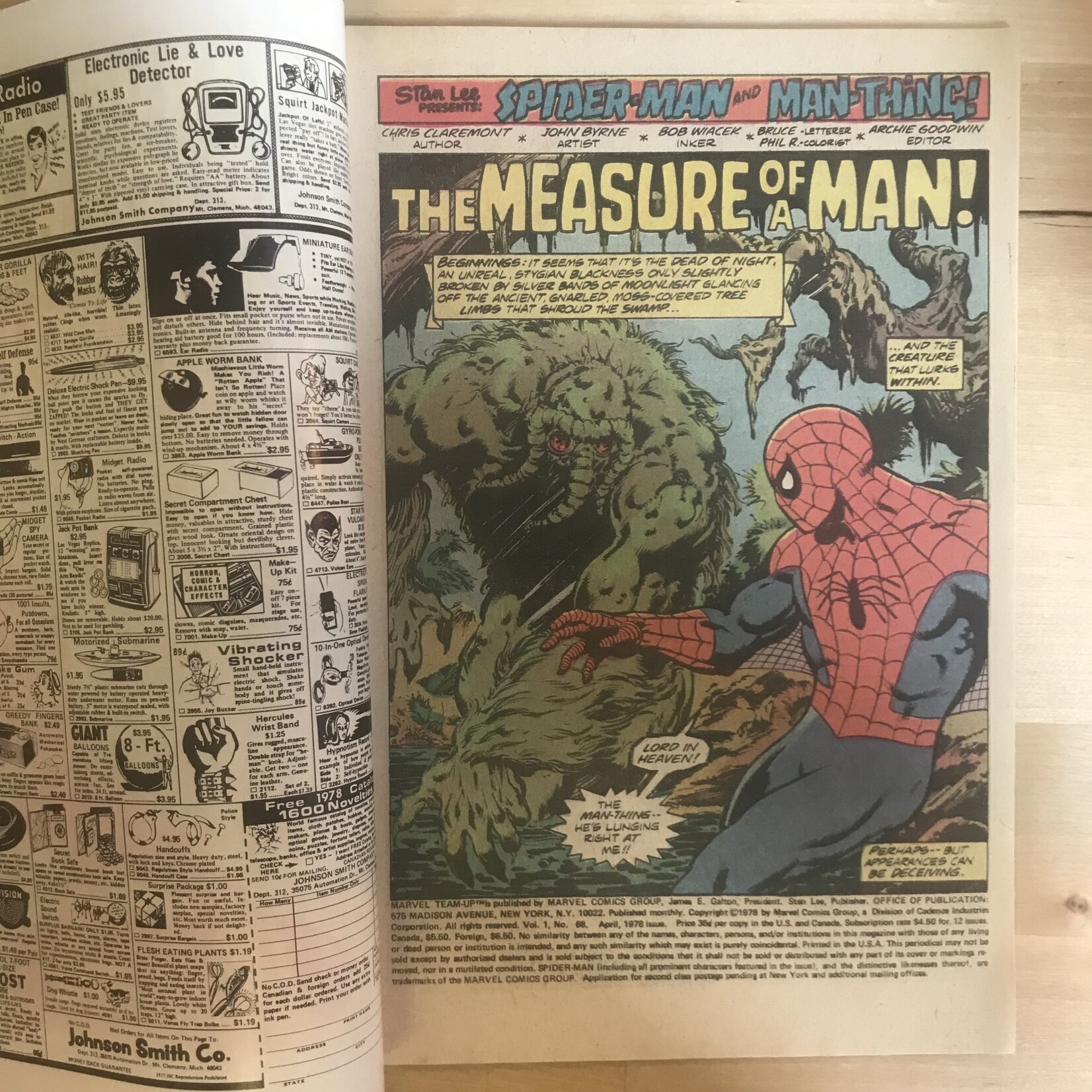 Spider-Man - Marvel Team-Up - #68 April 1978 - Comic Book