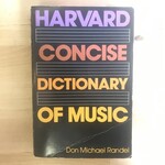 Don Michael Randel - Harvard Concise Dictionary Of Music - Paperback (USED)