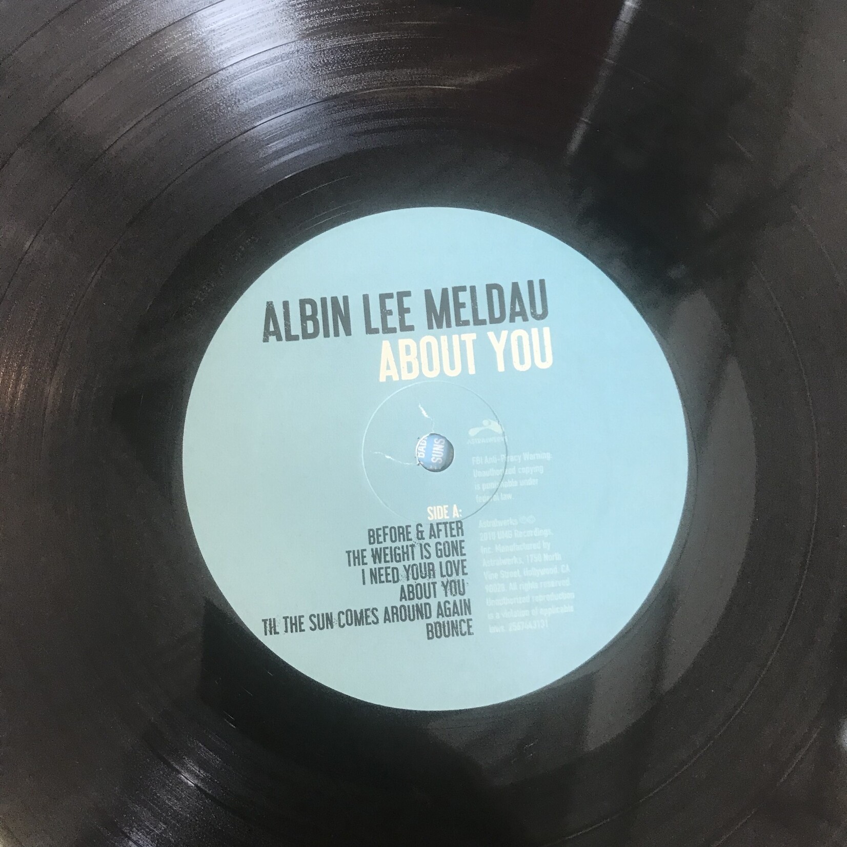 Albin Lee Meldau - About You - 7443131 - Vinyl LP (USED)