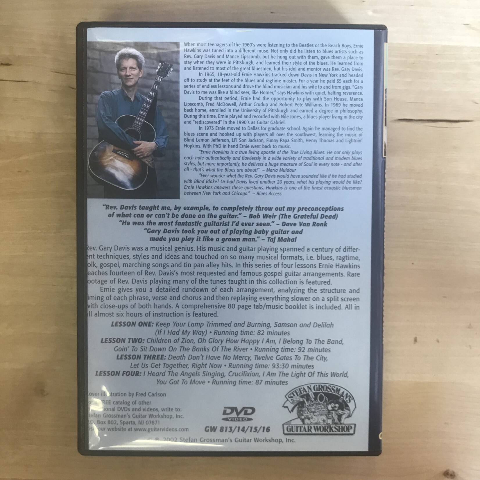Gospel Guitar Of Rev. Gary Davis - 4-Disc DVD (USED)