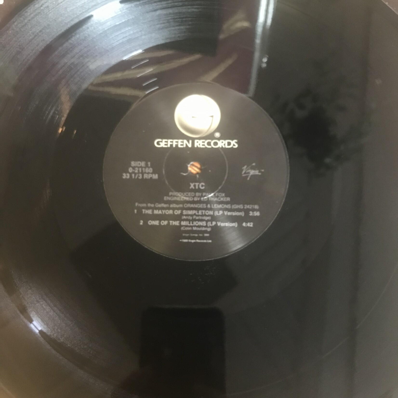 XTC - The Mayor Of Simpleton - 0 21160 - Vinyl EP (USED)