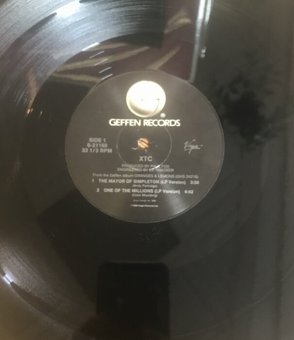 XTC - The Mayor Of Simpleton - 0 21160 - Vinyl EP (USED)