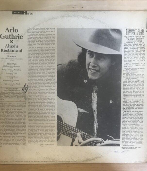 Arlo Guthrie - Alice's Restaurant - RS6267 - Vinyl (USED)