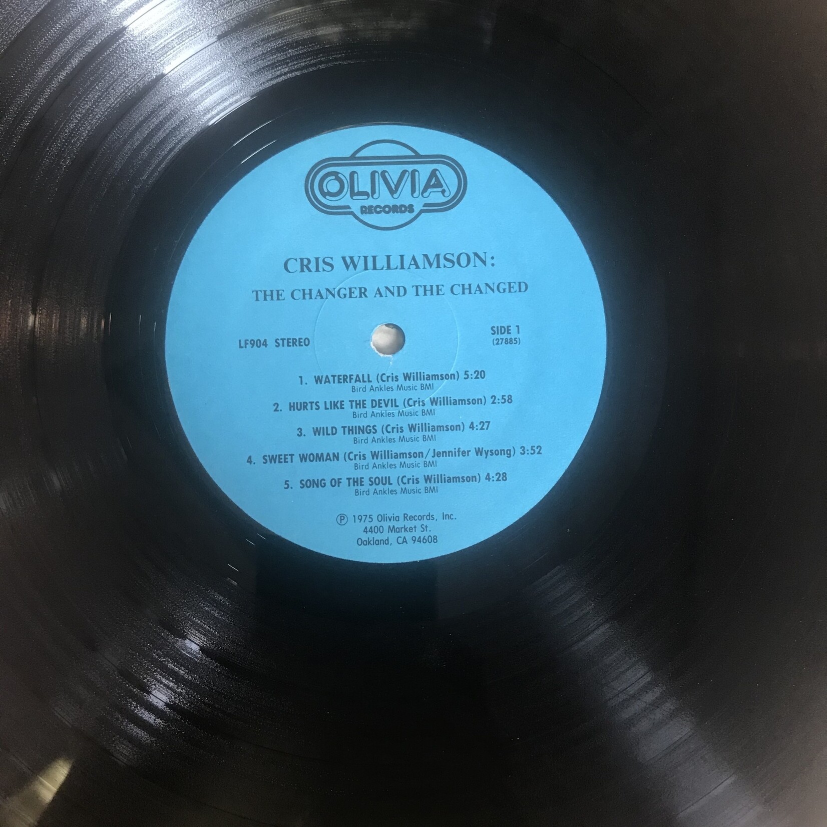 Cris Williamson - The Changer And The Changed - LF904 - Vinyl LP (USED)