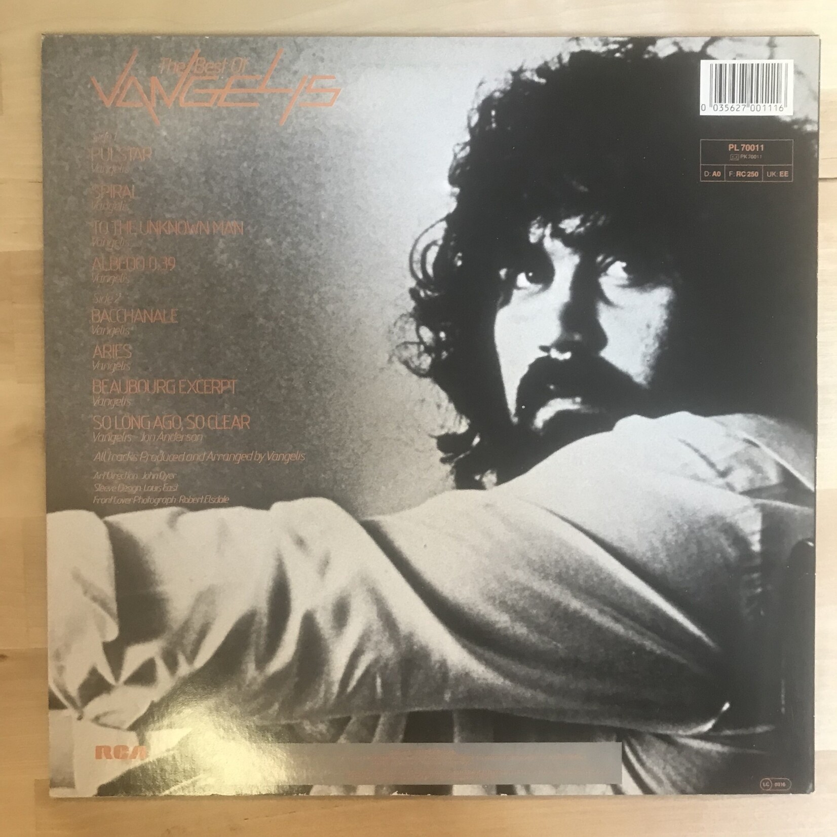 Vangelis - The Best Of - PL 70011 - Vinyl LP (USED - IMPORT)
