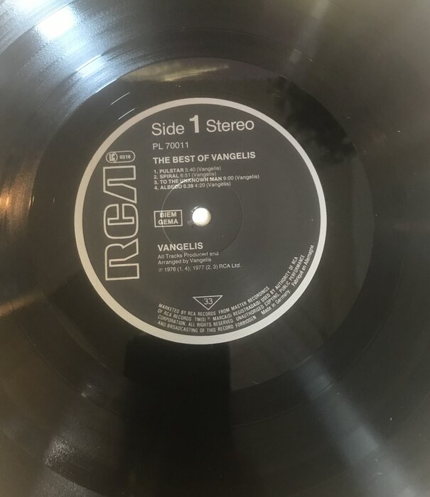 Vangelis - The Best Of - PL 70011 - Vinyl LP (USED - IMPORT)