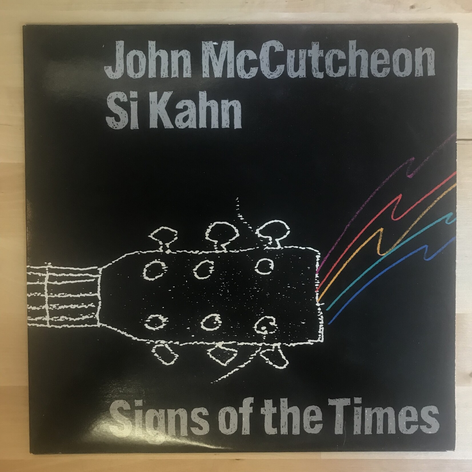 John McCutcheon, Si Khan - Signs Of The Times - 4017 - Vinyl LP (USED)
