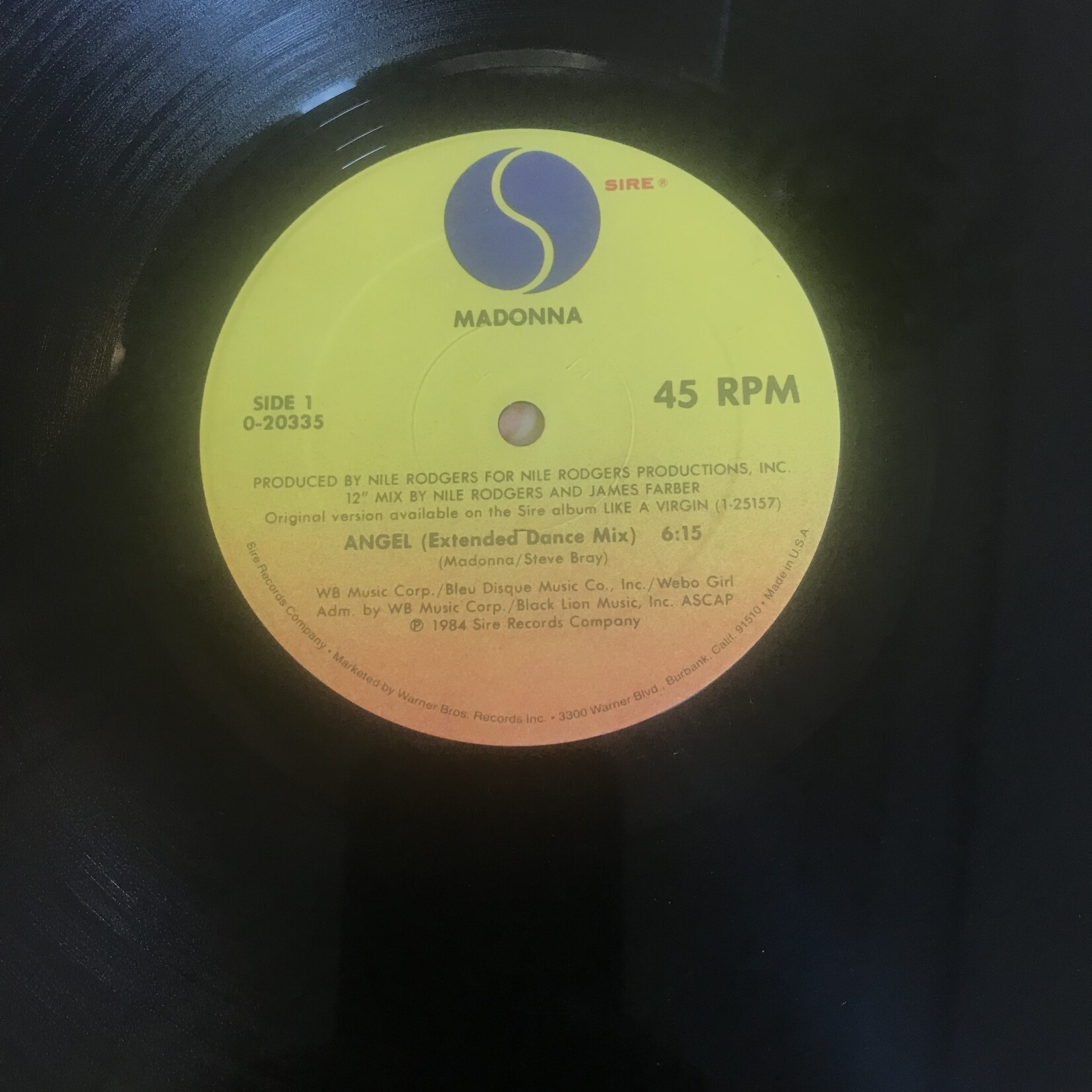 Madonna - Angel / Into The Groove - 0 20335 - Vinyl 12-Inch Single (USED)