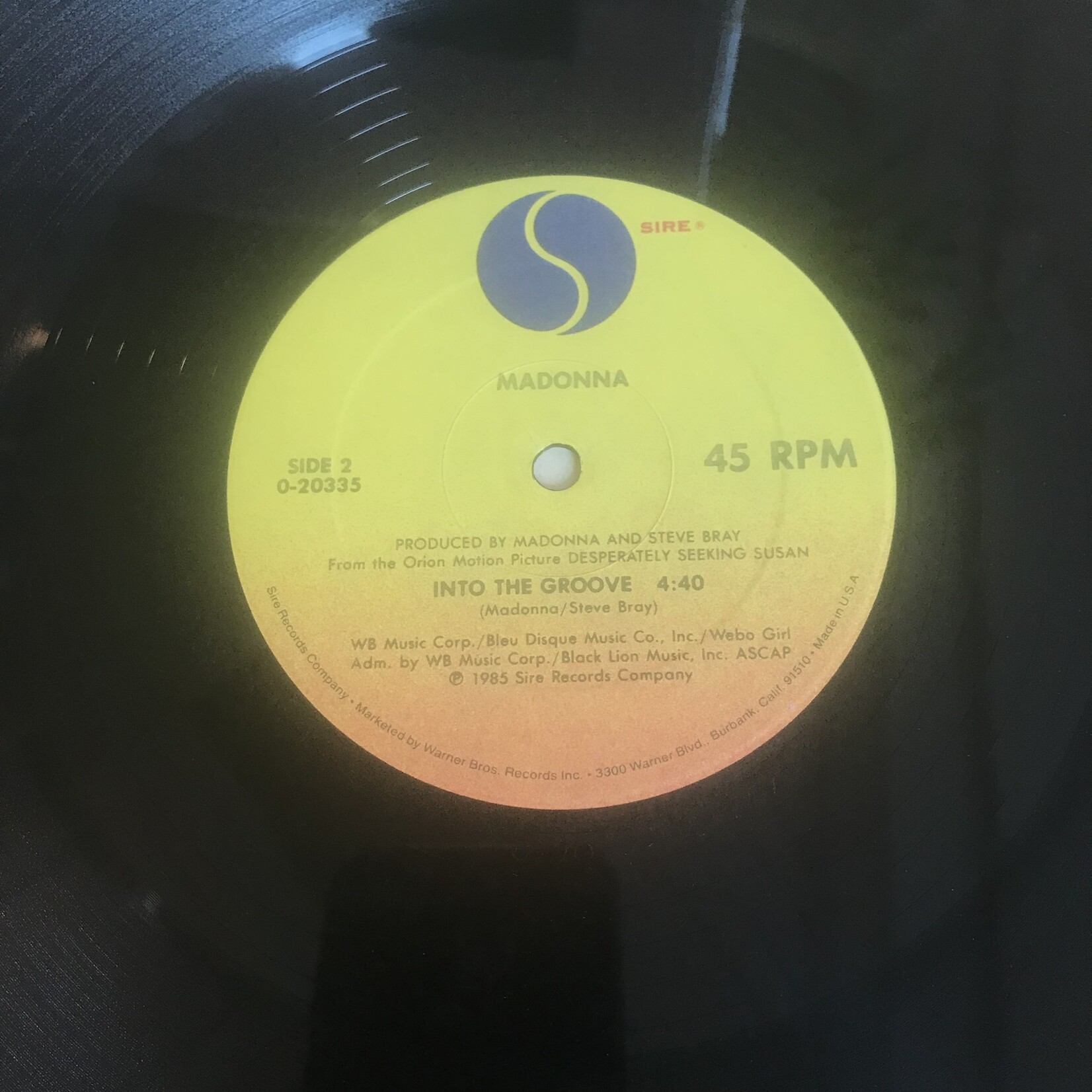 Madonna - Angel / Into The Groove - 0 20335 - Vinyl 12-Inch Single (USED)