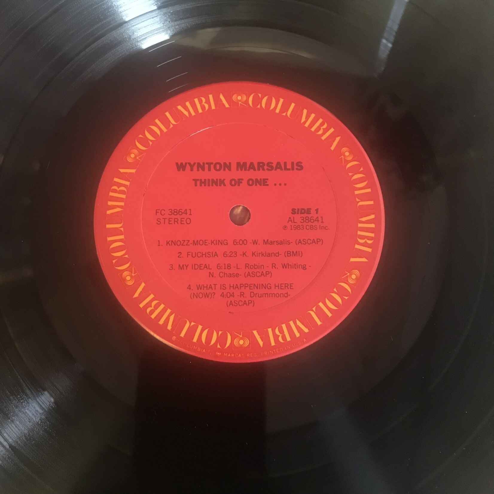 Wynton Marsalis - Think Of One - FC38641 - Vinyl LP (USED)
